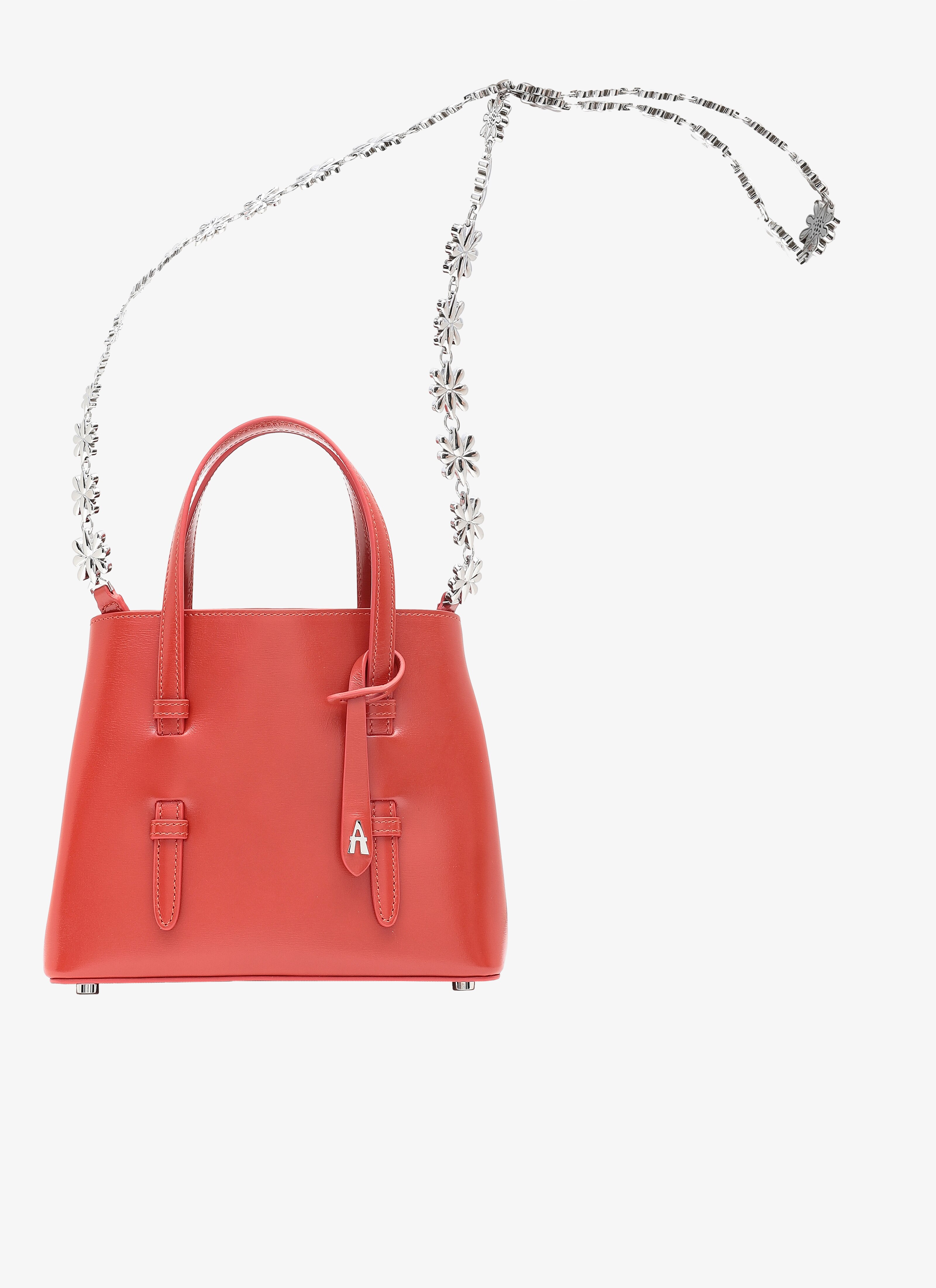 ALAÏA MADRAS  MINA MINI CL+MET.LAITON FLEUR STRAP MADRAS