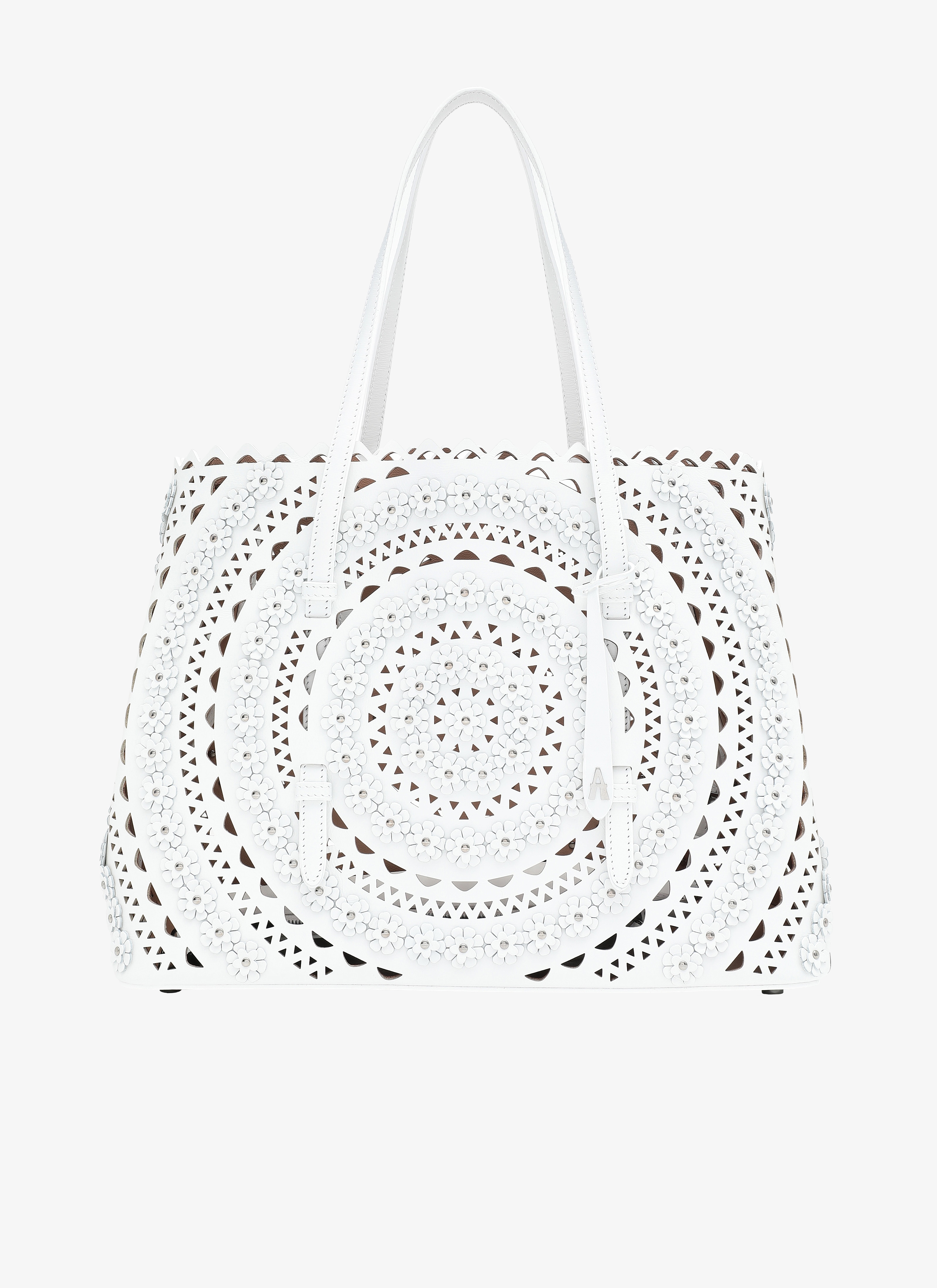 ALAÏA WHITE MEDIUM MINA TOTE