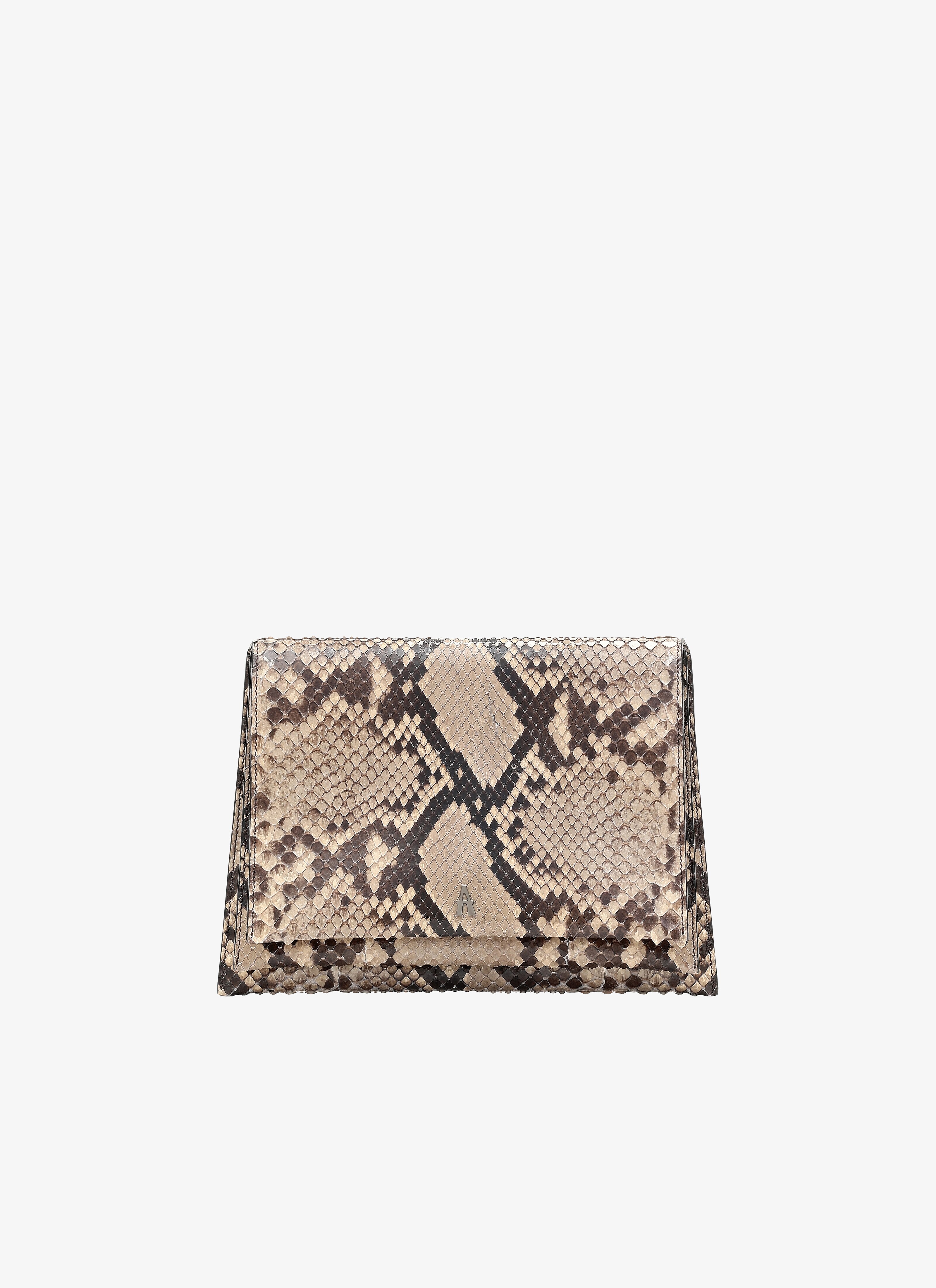 ALAÏA LINEN  RENEE PYTHON CONTRASTE LINEN