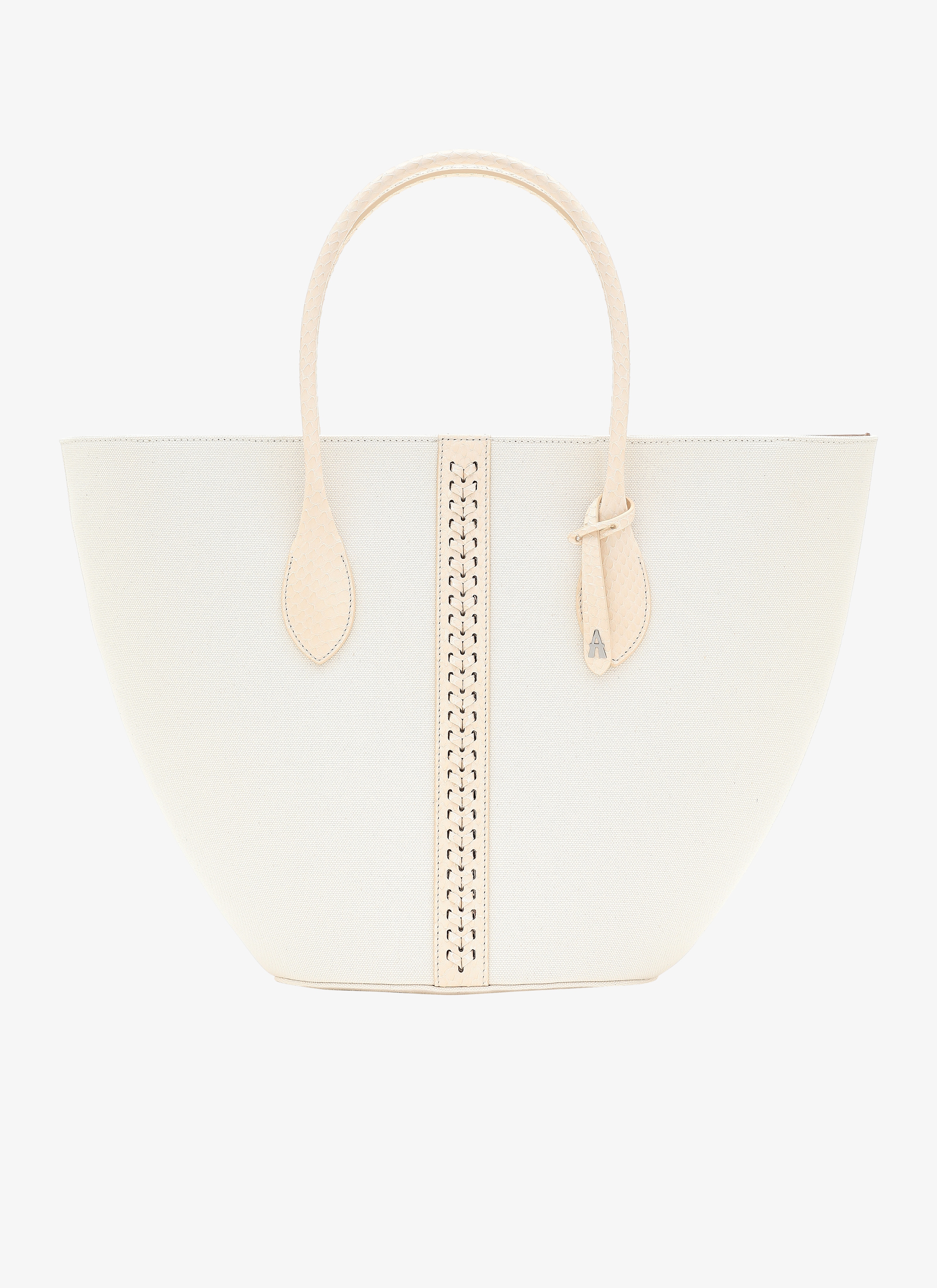 ALAÏA IVORY LATIFA 20 HANDBAG