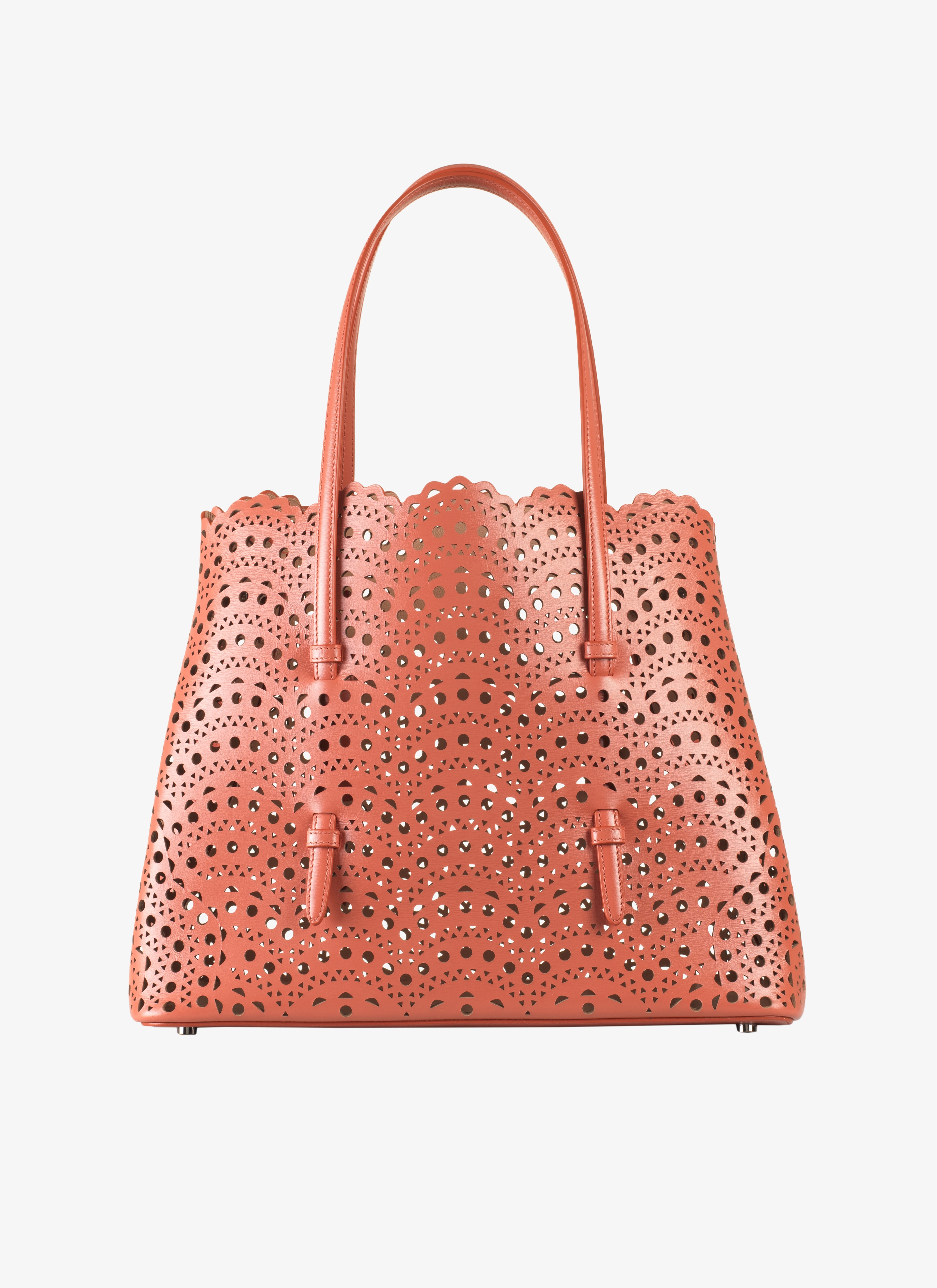 ALAÏA BEIGE  MINA MEDIUM C.LUX MIN.VIENNE VAGUE+AG CARAMEL
