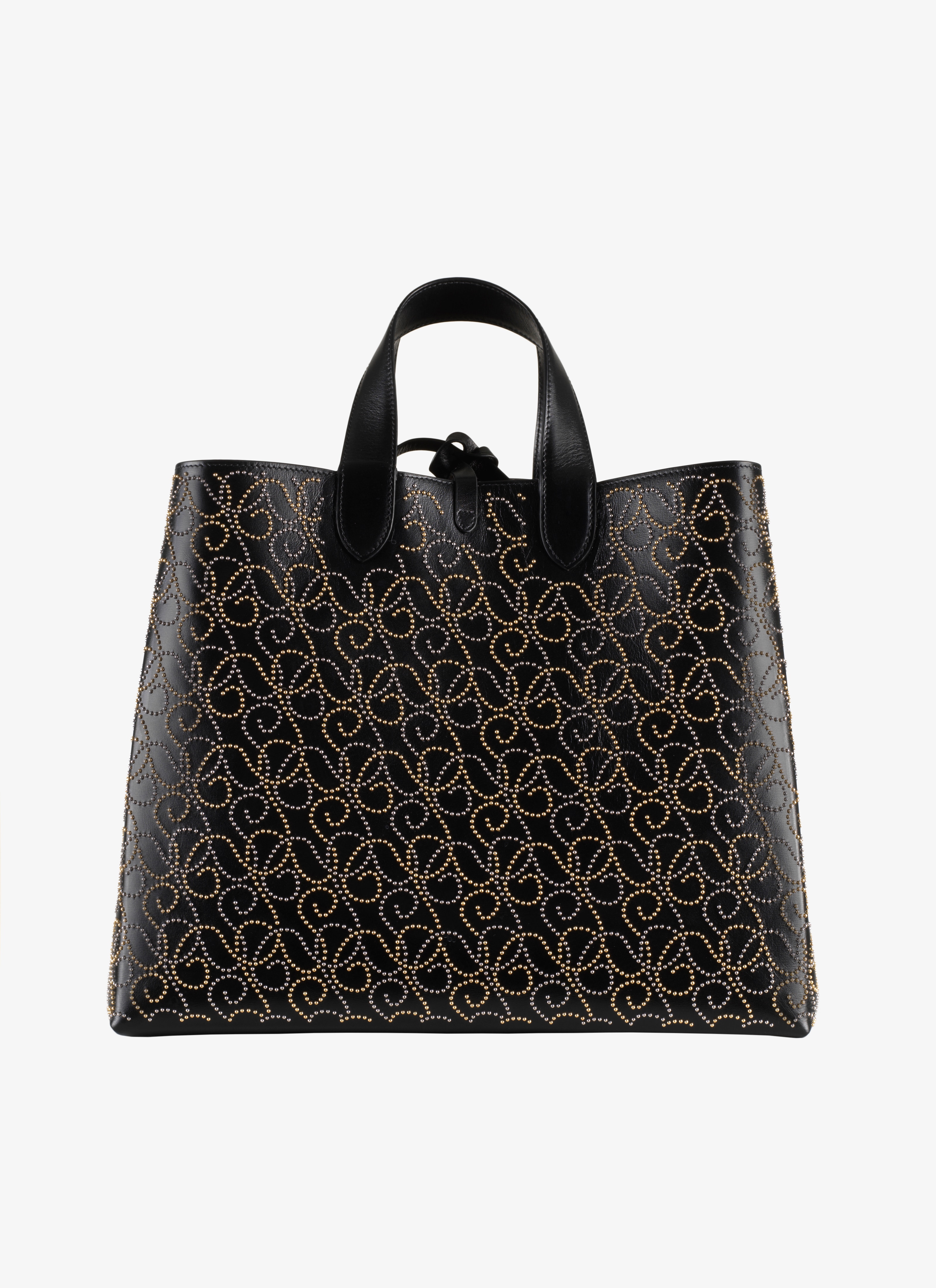 ALAÏA BLACK FRIDA 36 TOTE BAG