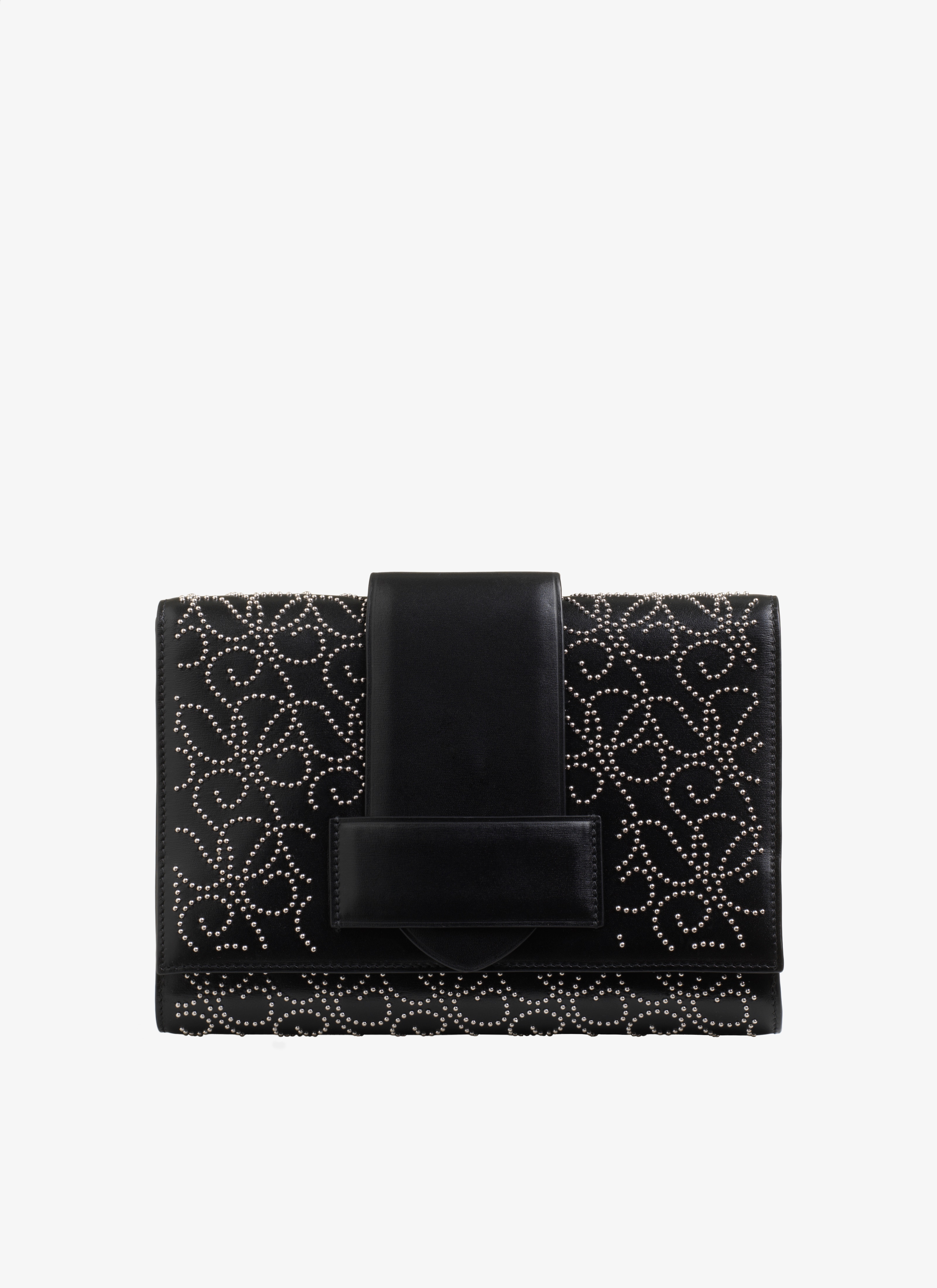 ALAÏA BLACK SIMONE CLUTCH 22