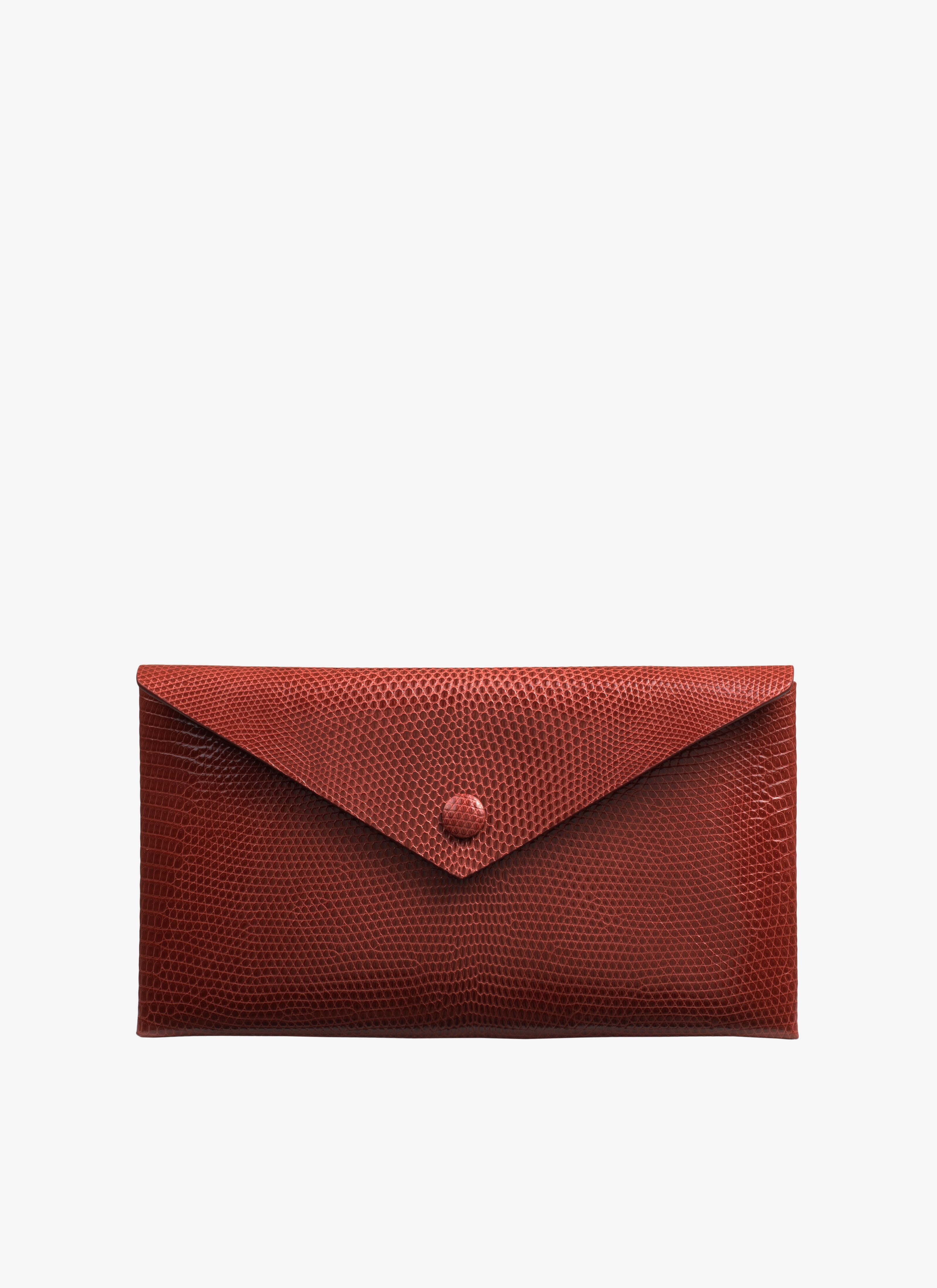 ALAÏA RED LOUISE 24 CLUTCH
