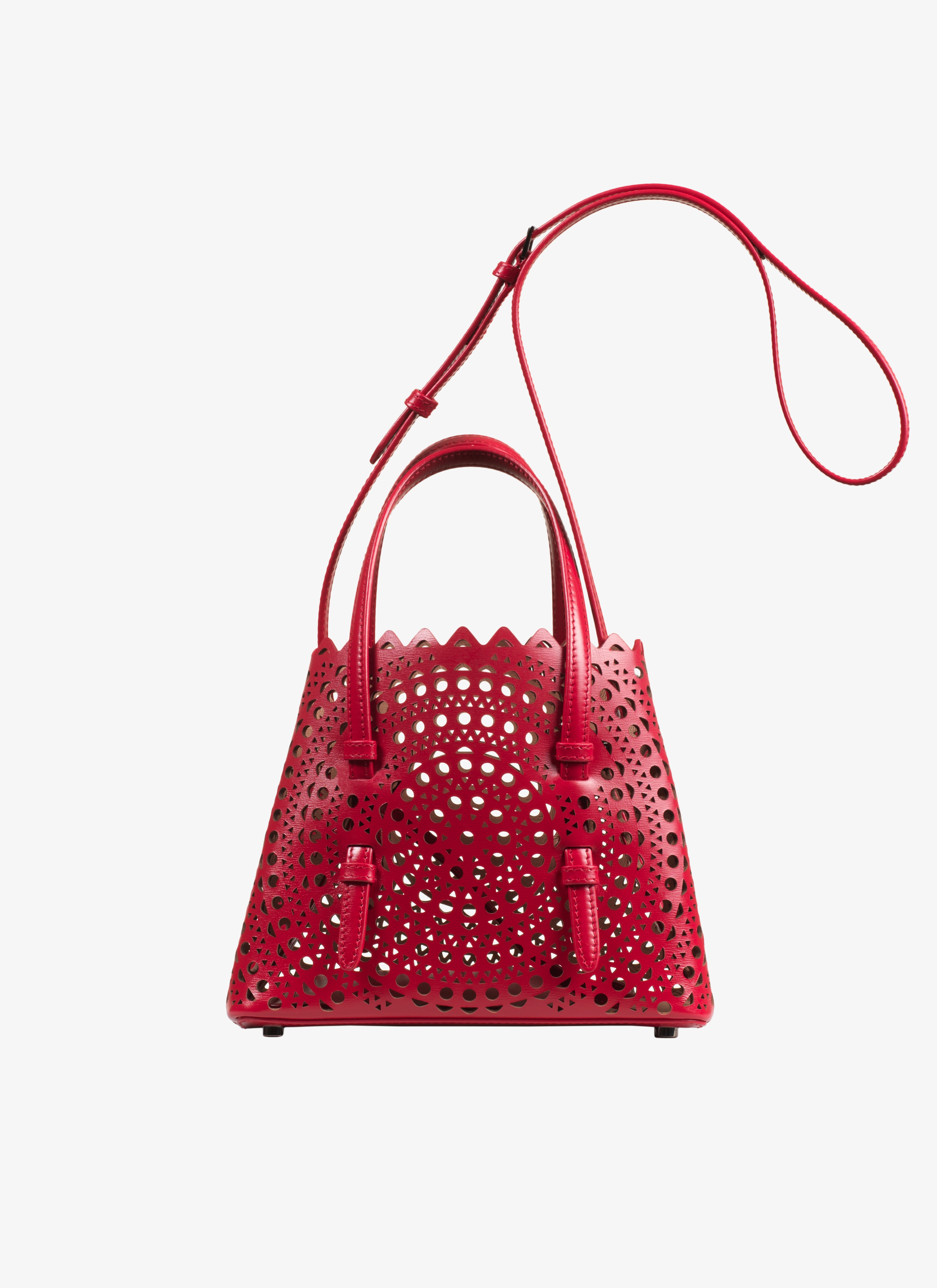 ALAÏA LACQUER RED HANDBAGS