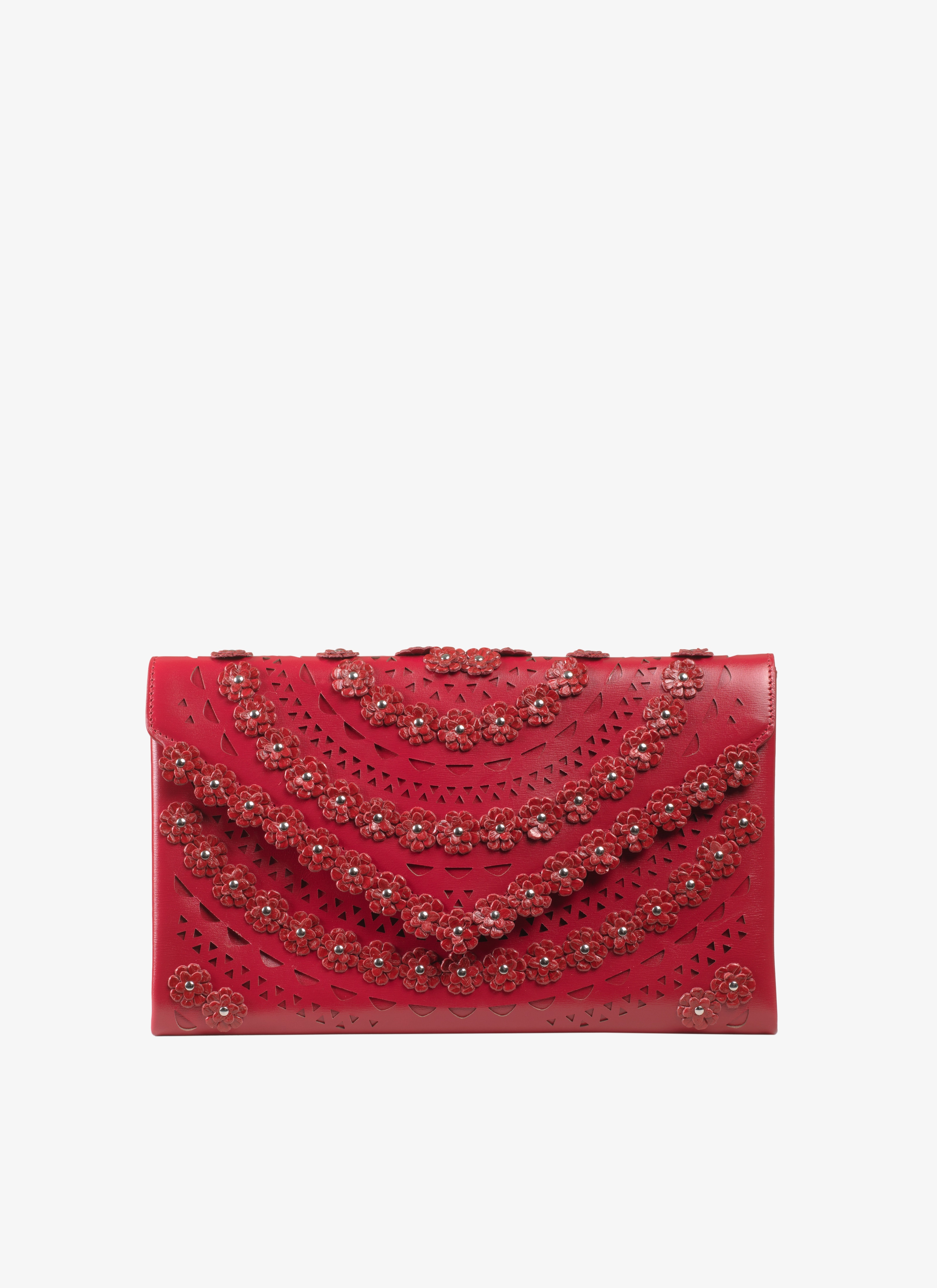 ALAÏA LACQUER RED  OUM CL+ELAPHE N.VIENNE FLEUR LAQUE