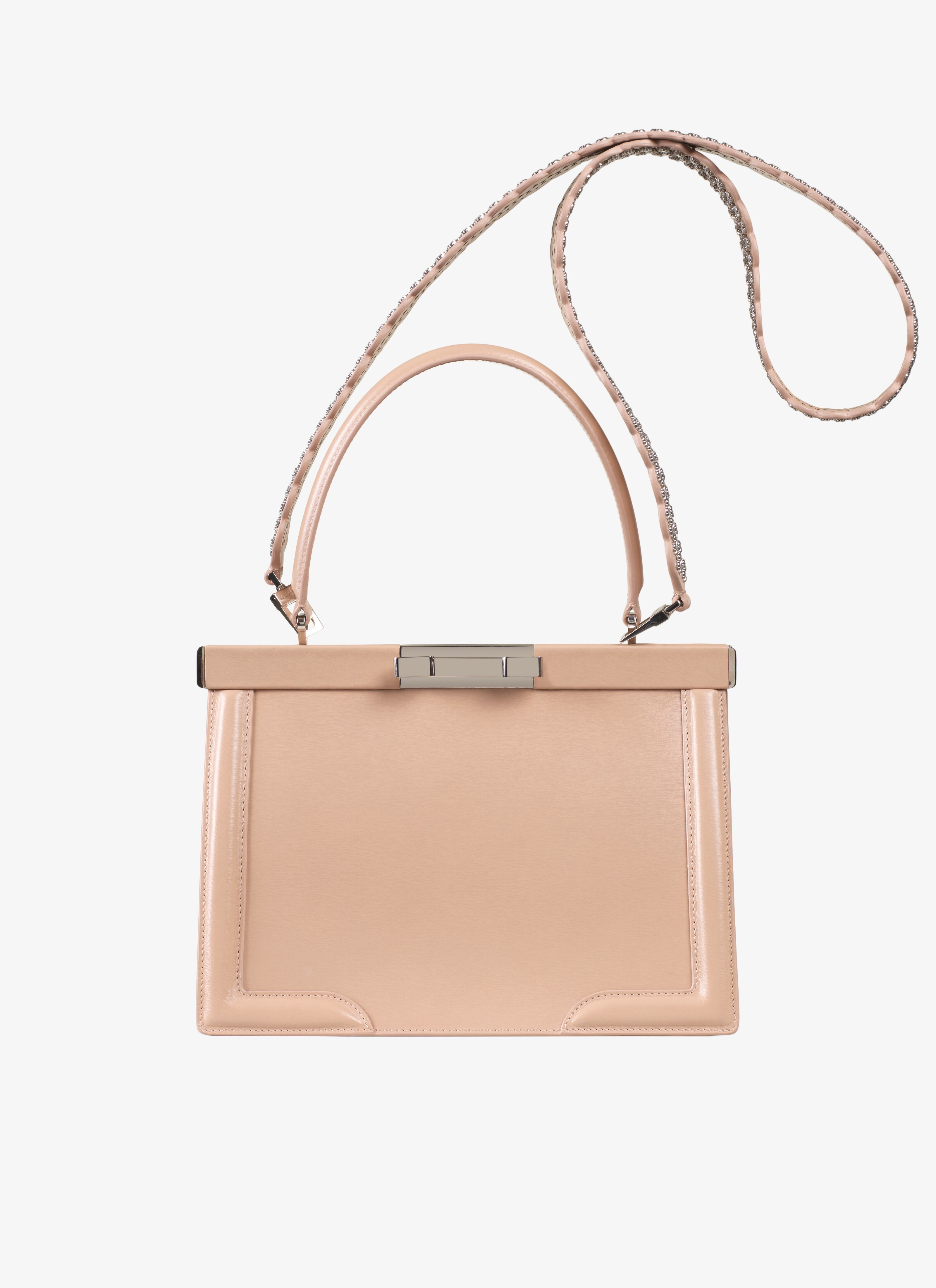 ALAÏA SANDY  CECILE SMALL C.LUX+CLOU ETOILE STRAP SAND