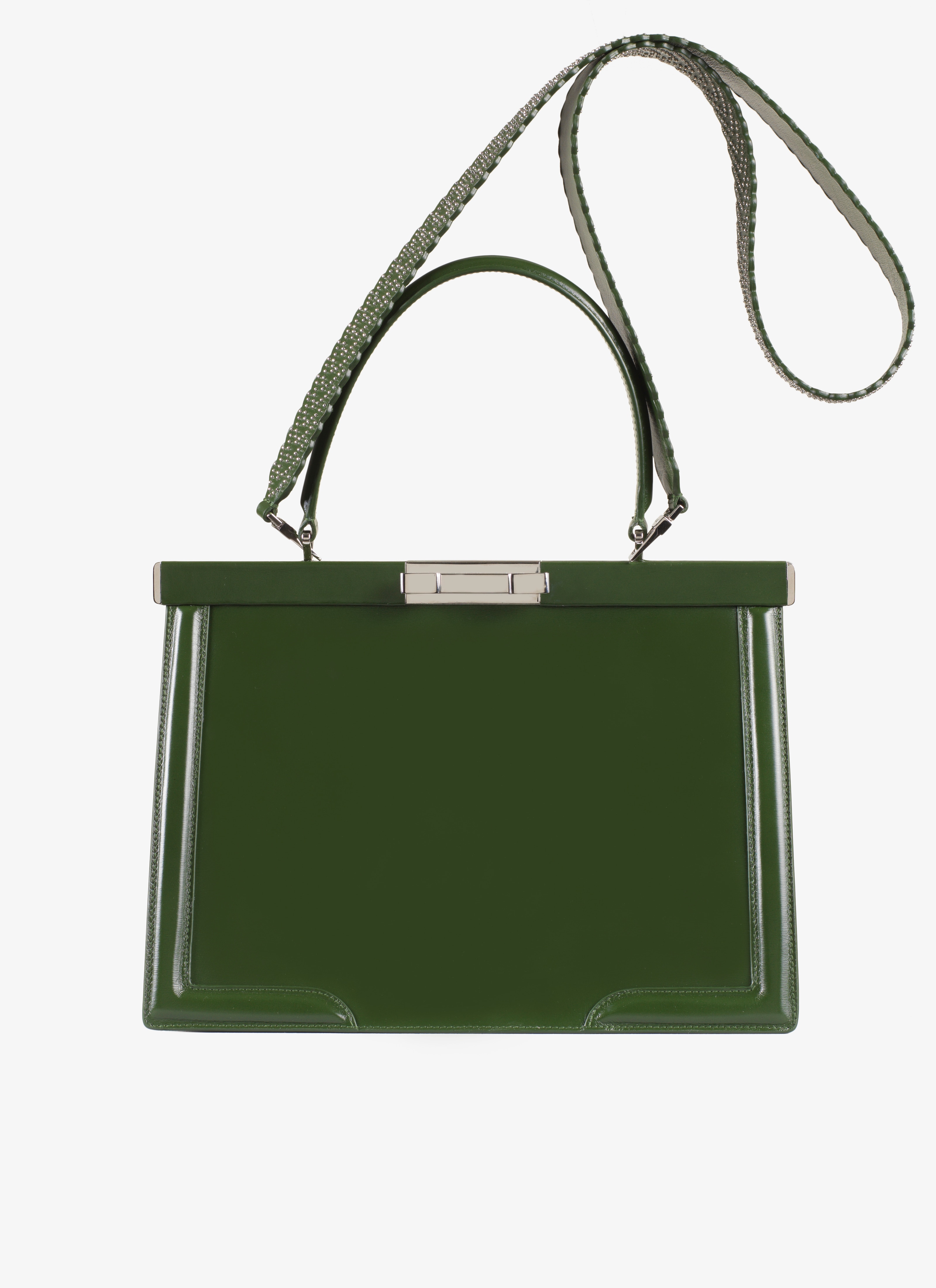 ALAÏA GREEN CECILE 33 HANDBAG
