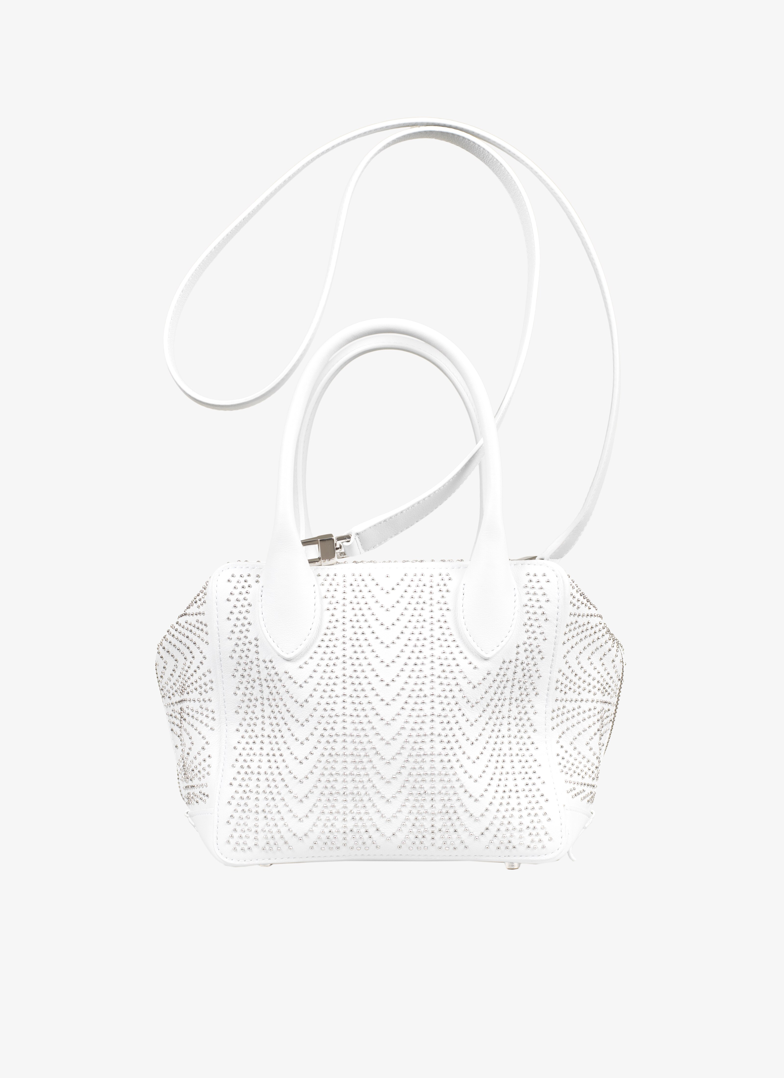 ALAÏA WHITE SOFT CASCADE HELGA BAG