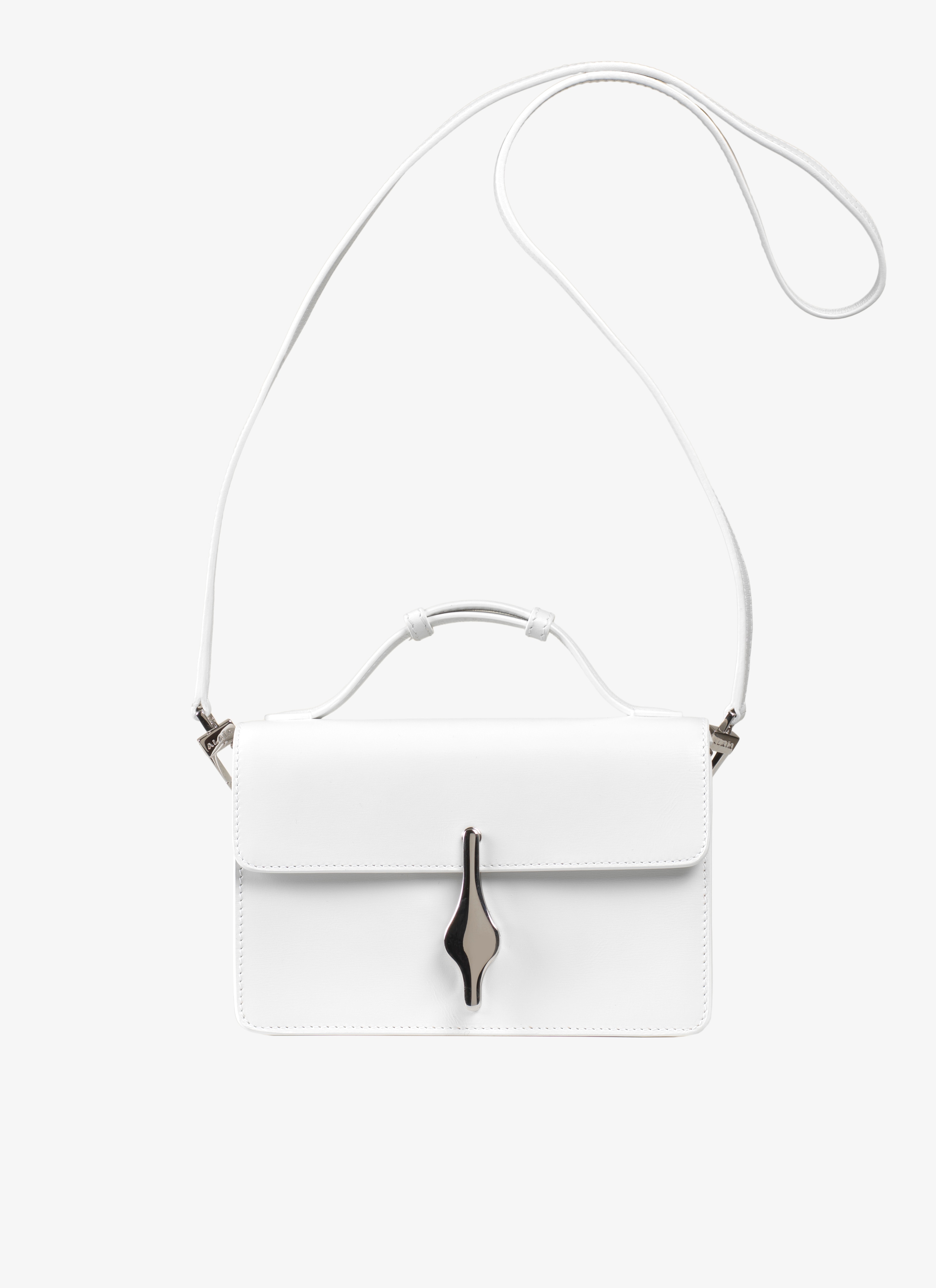 ALAÏA  FRANCA 2003 S CUIR LUX BLANC OPTIQUE BLANC