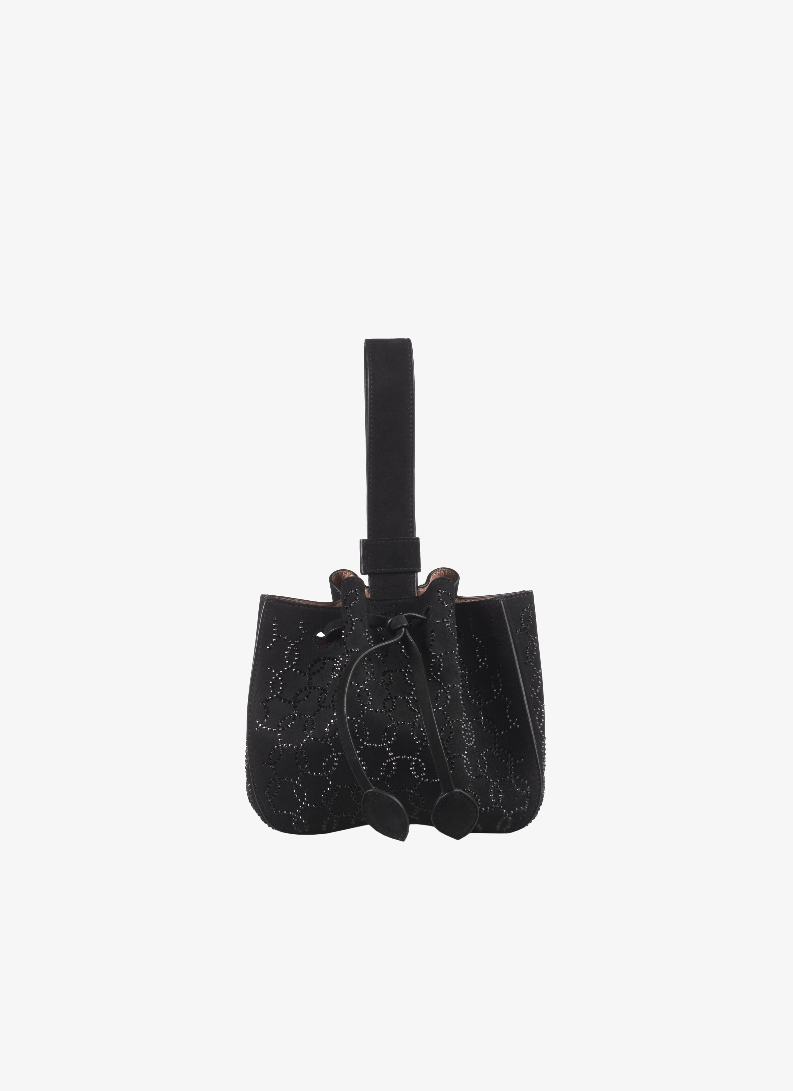 ALAÏA BLACK/BLACK HANDBAGS