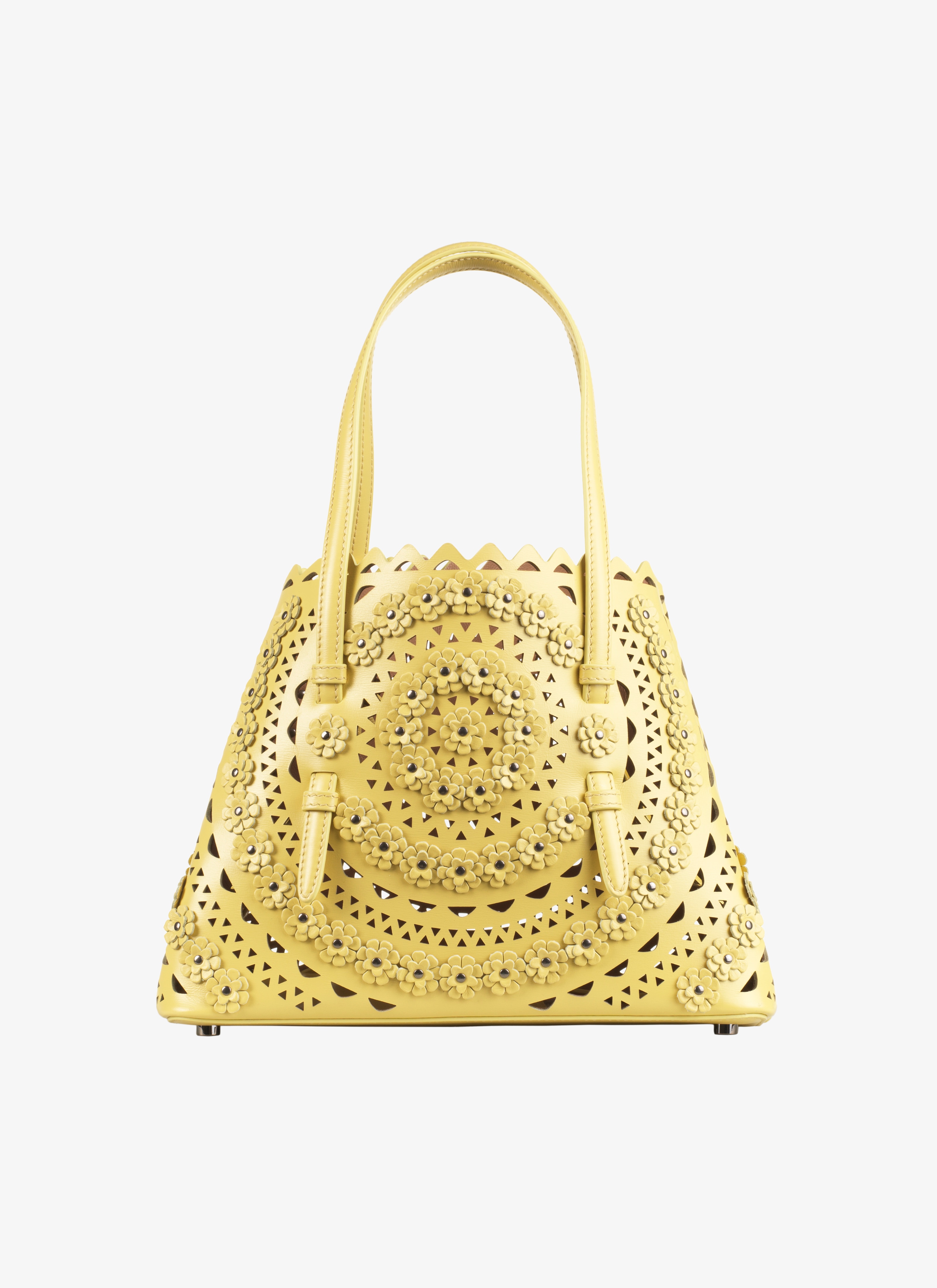 ALAÏA TOPAZ YELLOW HANDBAGS