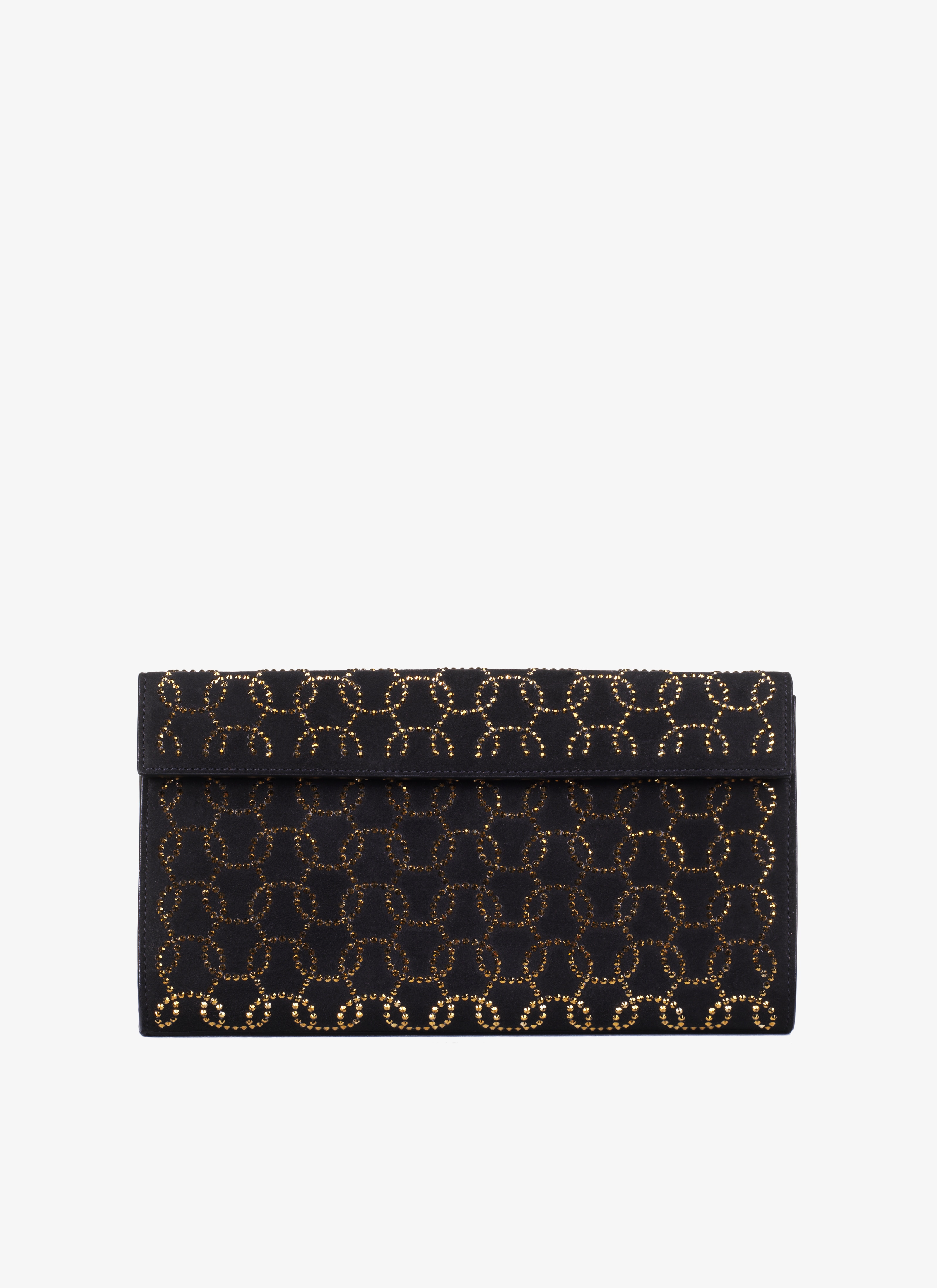 ALAÏA BLACK/GOLD CLUTCH 24