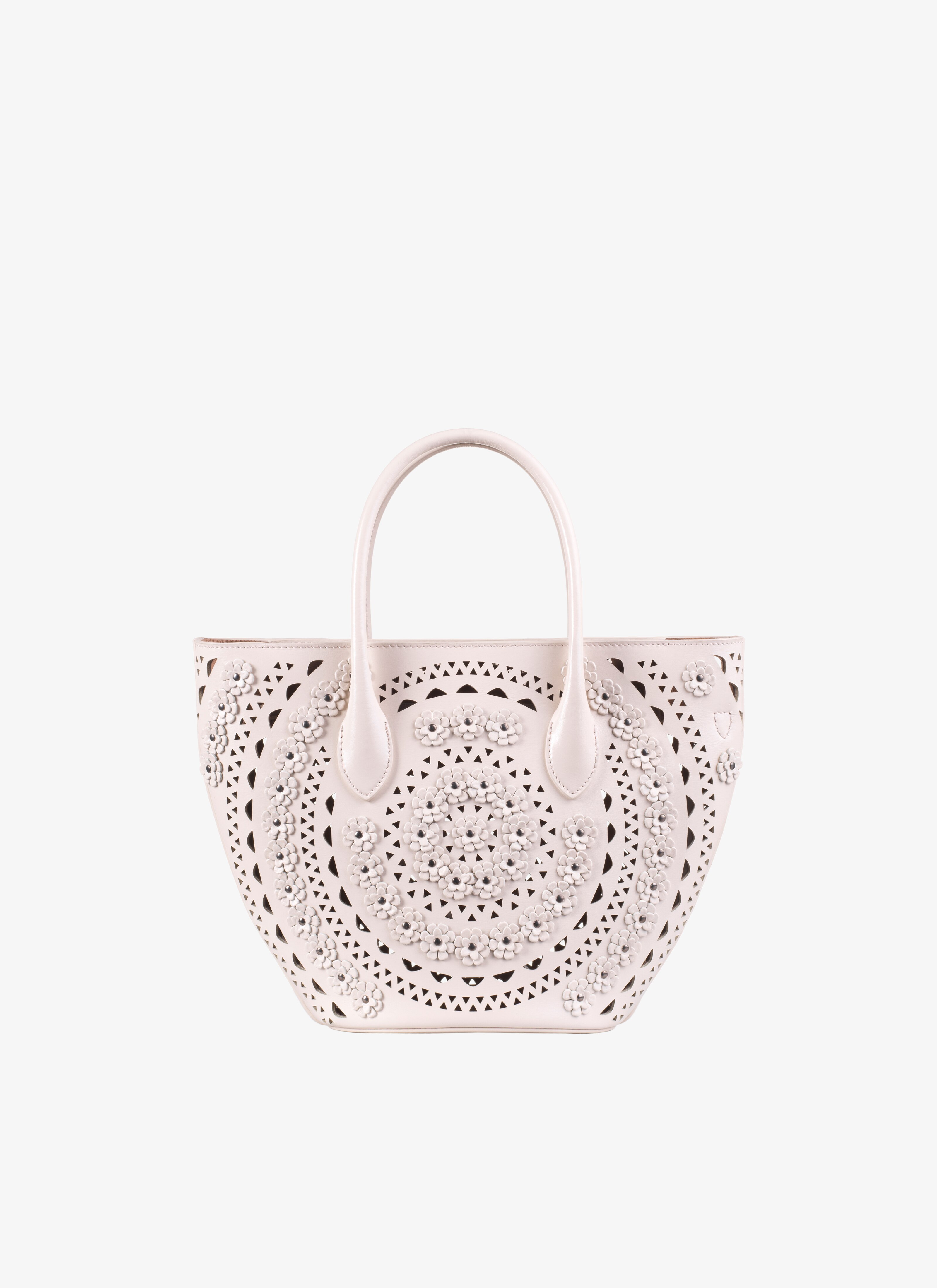 ALAÏA BEIGE HANDTASCHE LATIFA 15