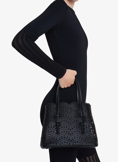 Mina 25 bag in vienne wave calfskin - maison-alaia.com