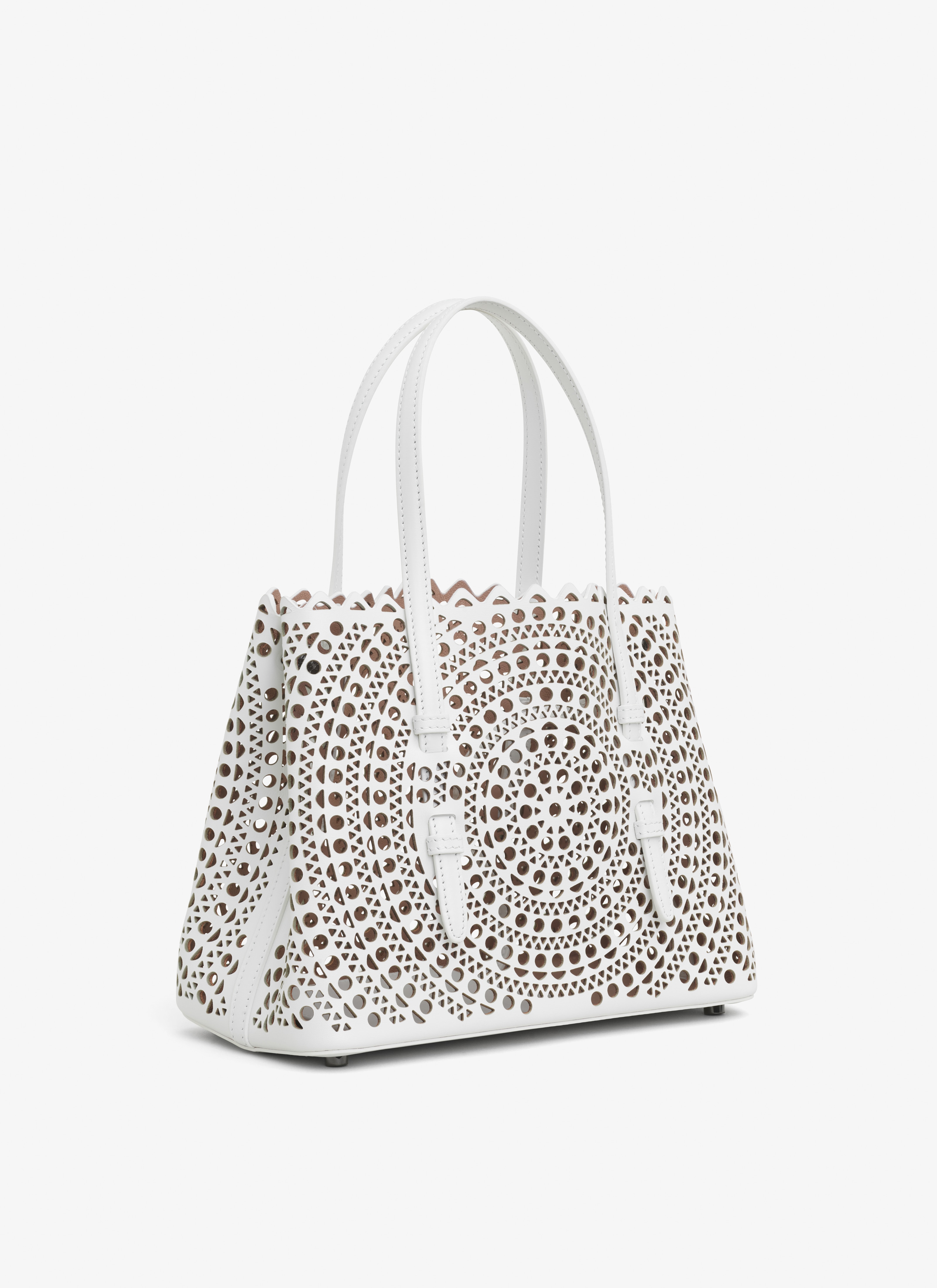 MINA 25 BAG IN NEW VIENNE LUX CALFSKIN - maison-alaia.com