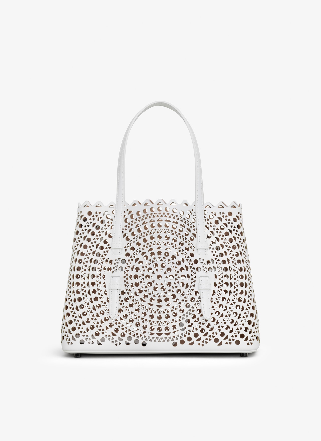 ALAÏA Optic White Mina 25 Bag New Vienne Calfskin | ALAÏA ID