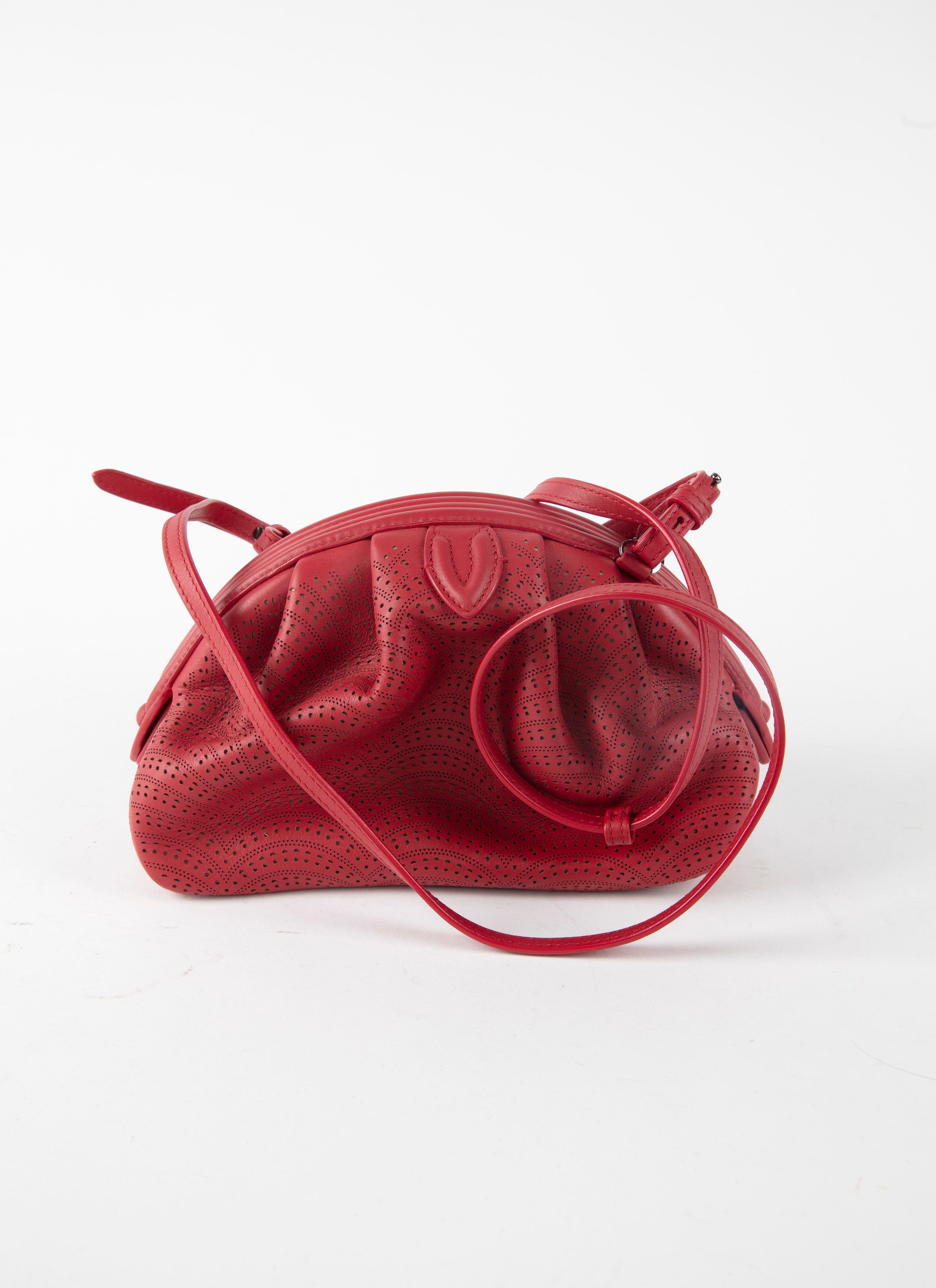 ALAÏA LACQUER RED WALLET