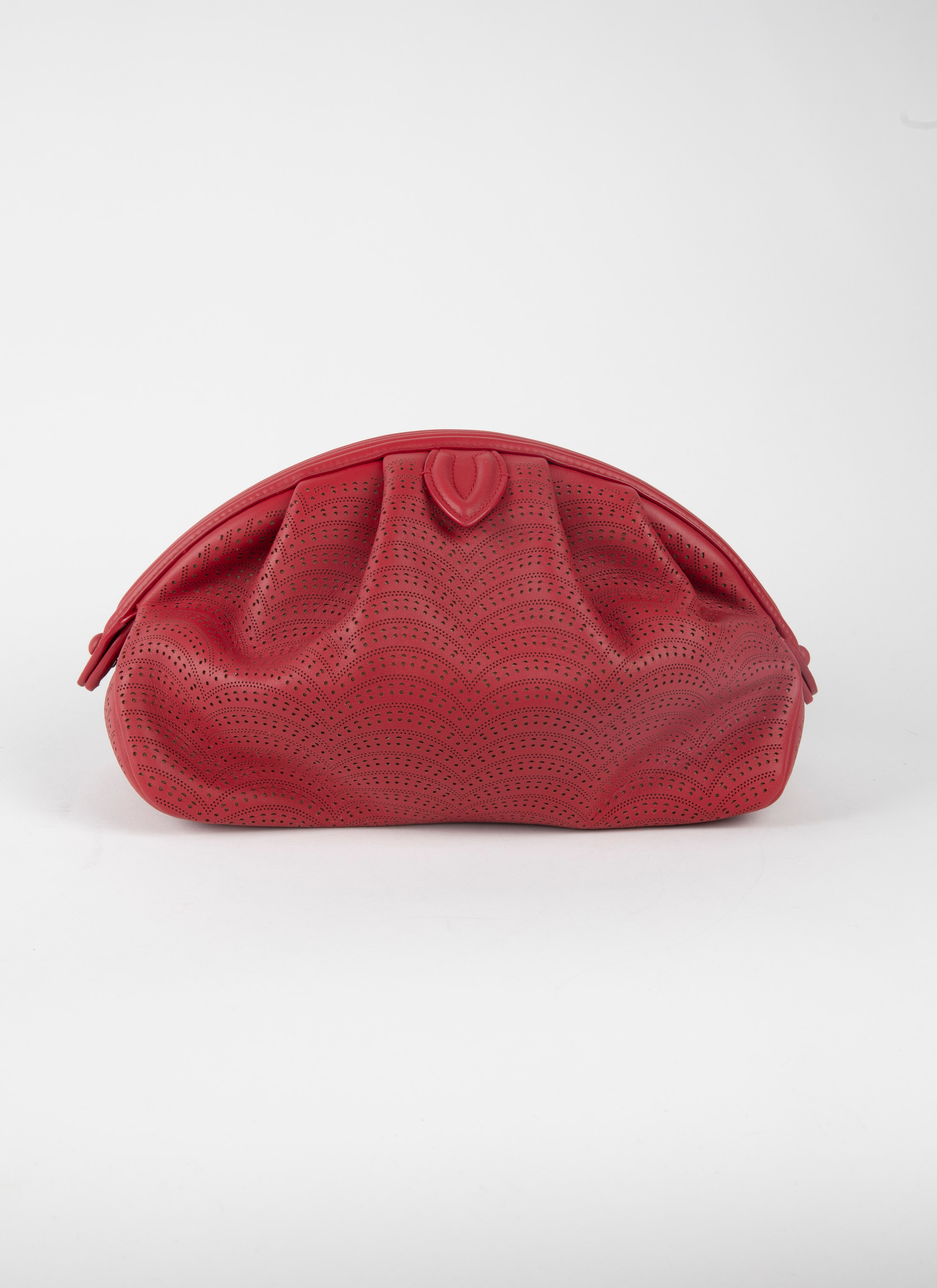 ALAÏA LACQUER RED WALLET