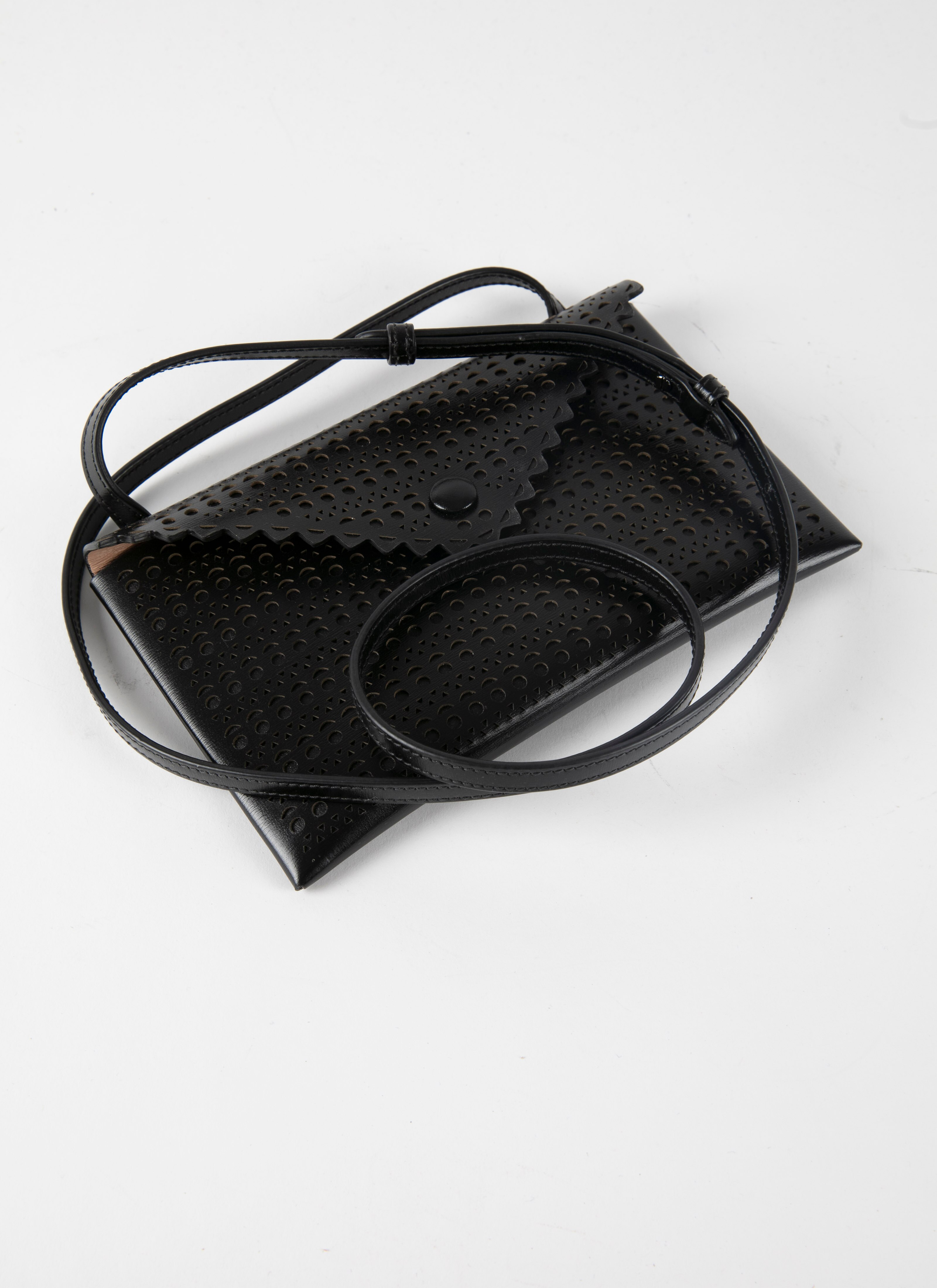 ALAÏA BLACK WALLET