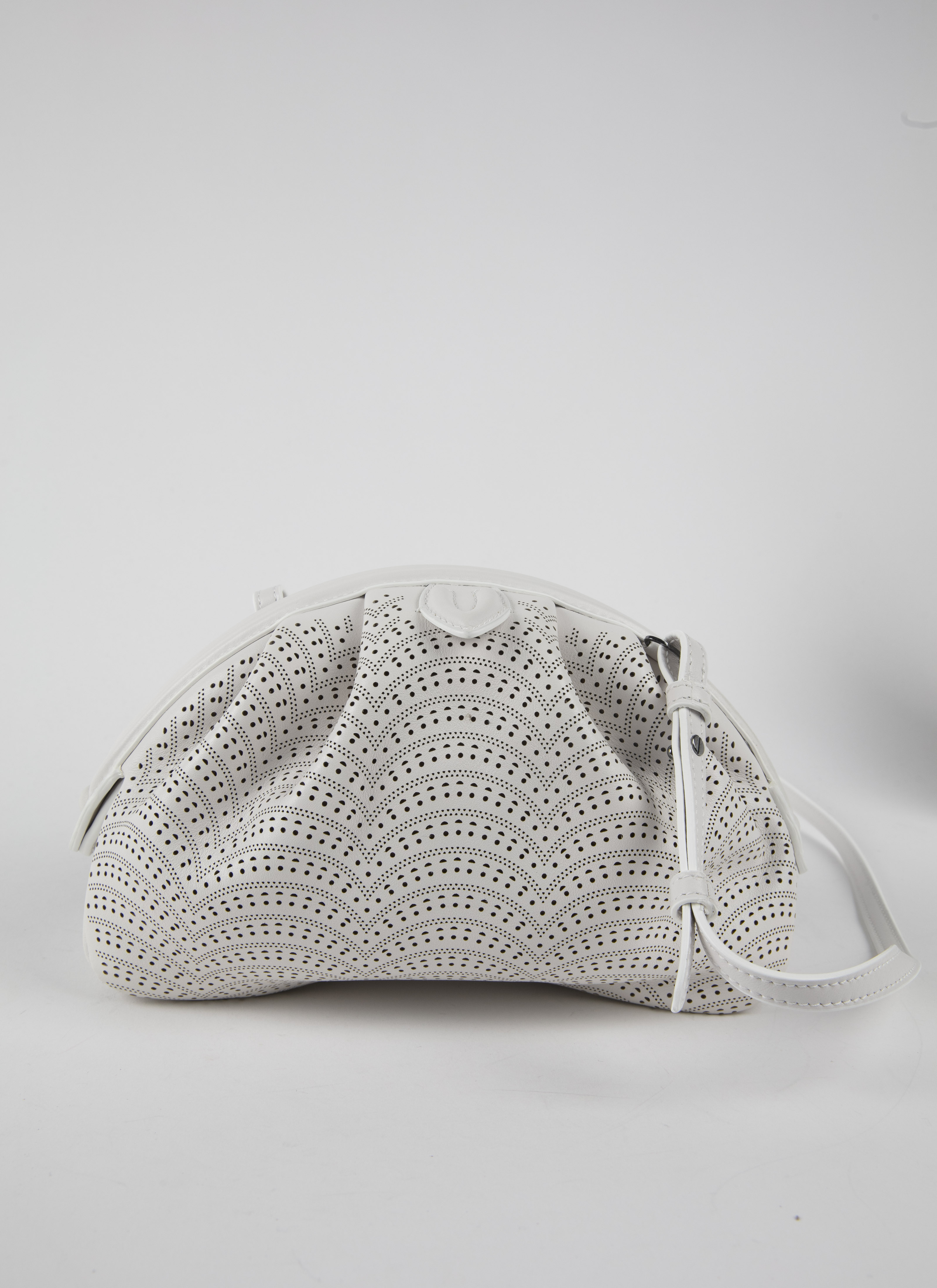 ALAÏA OPTIC WHITE WALLET