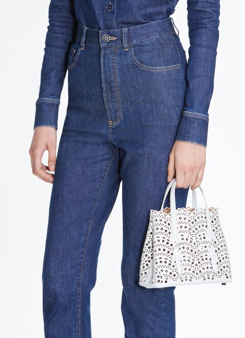 Mina 20 bag in vienne wave calfskin - maison-alaia.com