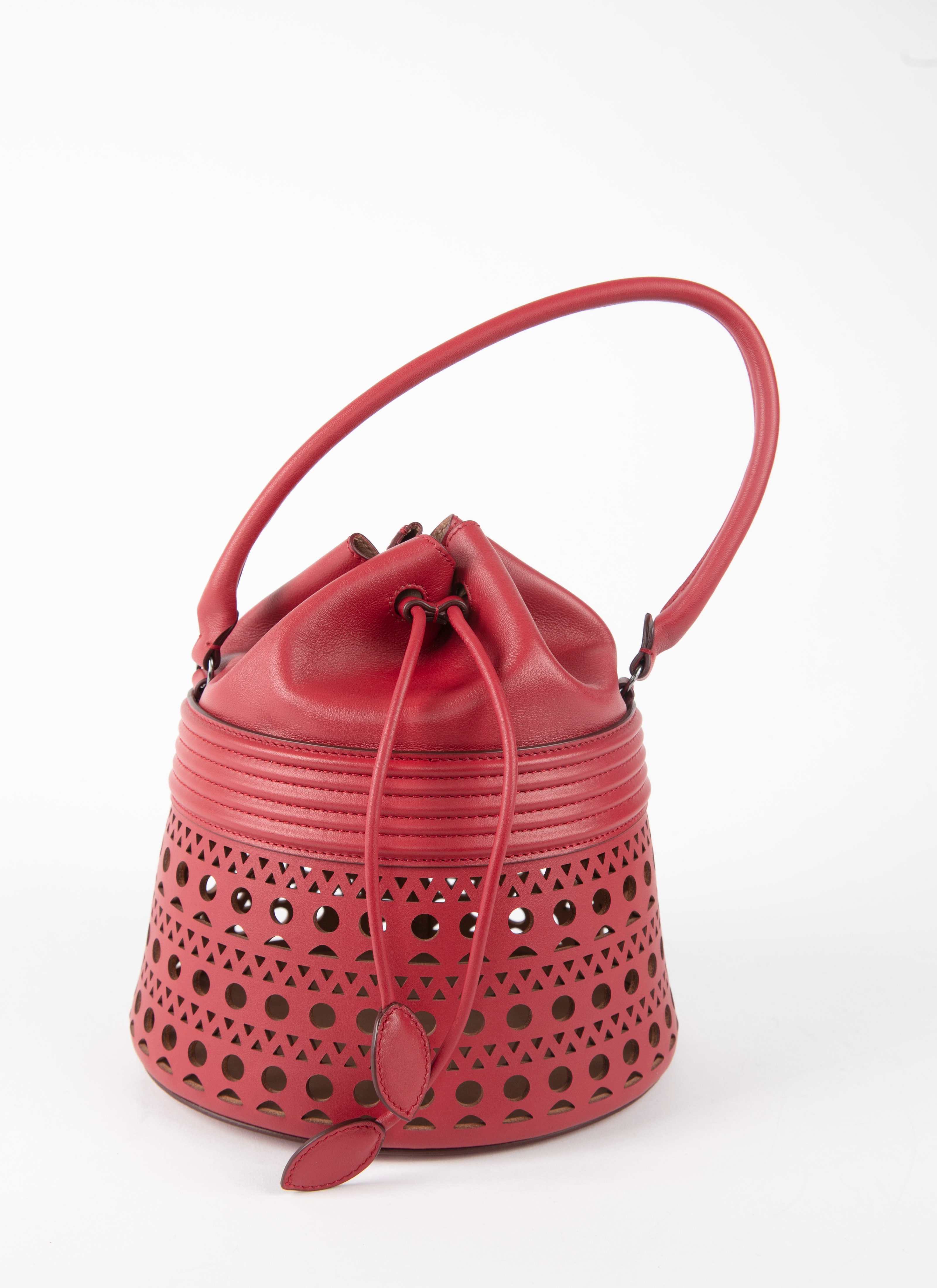 ALAÏA LACQUER RED HANDBAGS