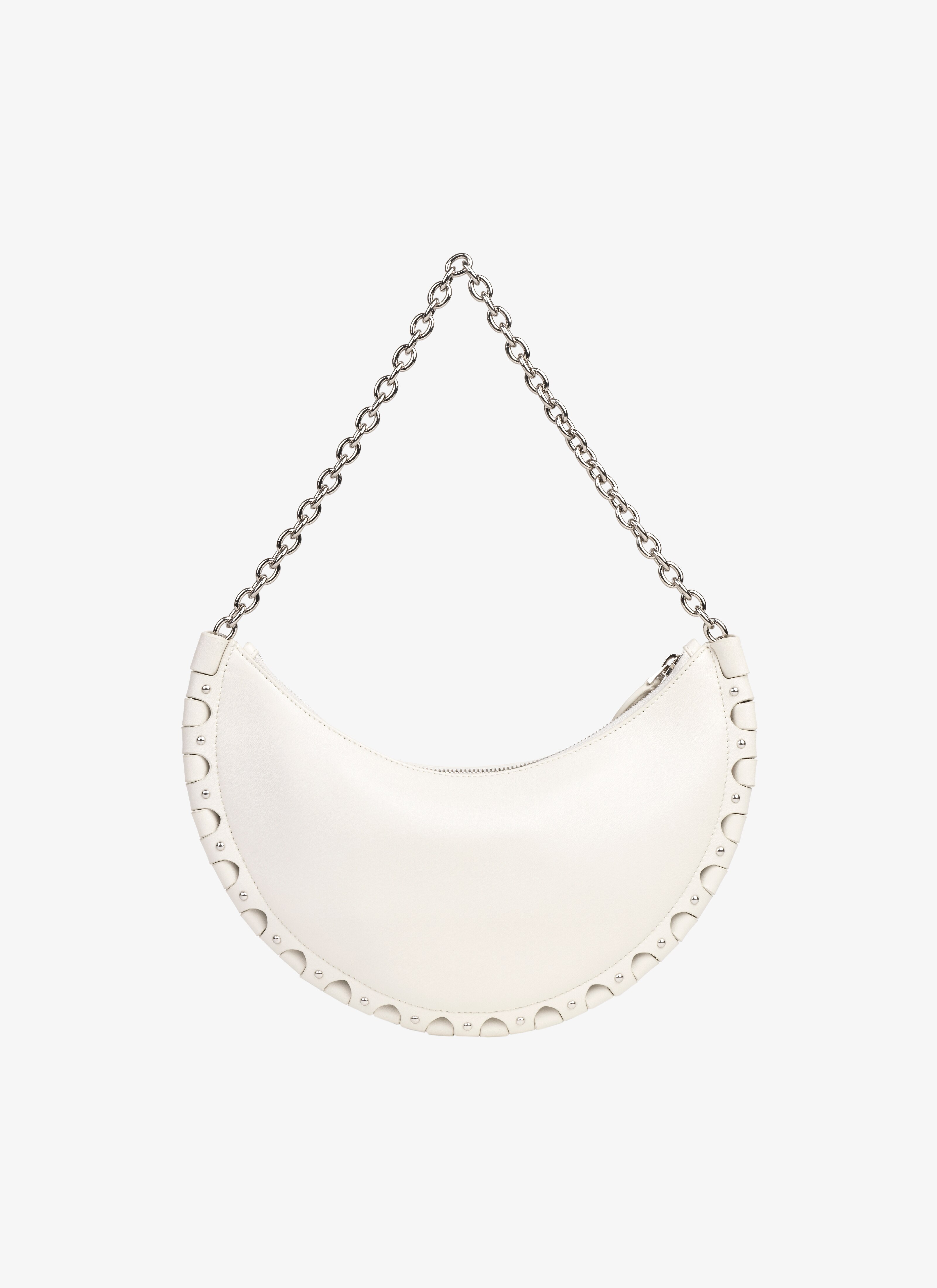 ALAÏA IVORY DEMI-LUNE BAG