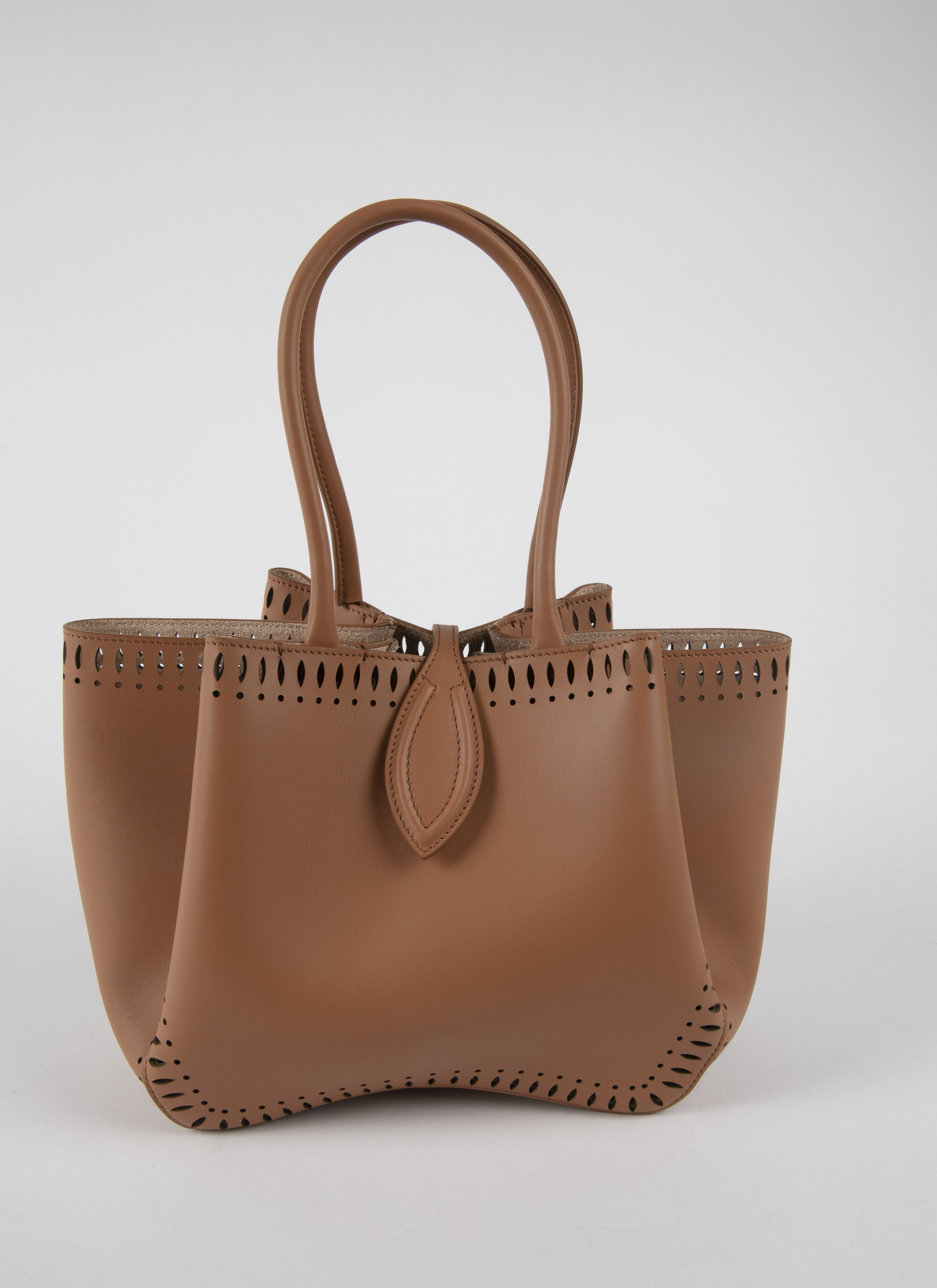 ALAÏA GOLDEN BROWN HANDBAGS
