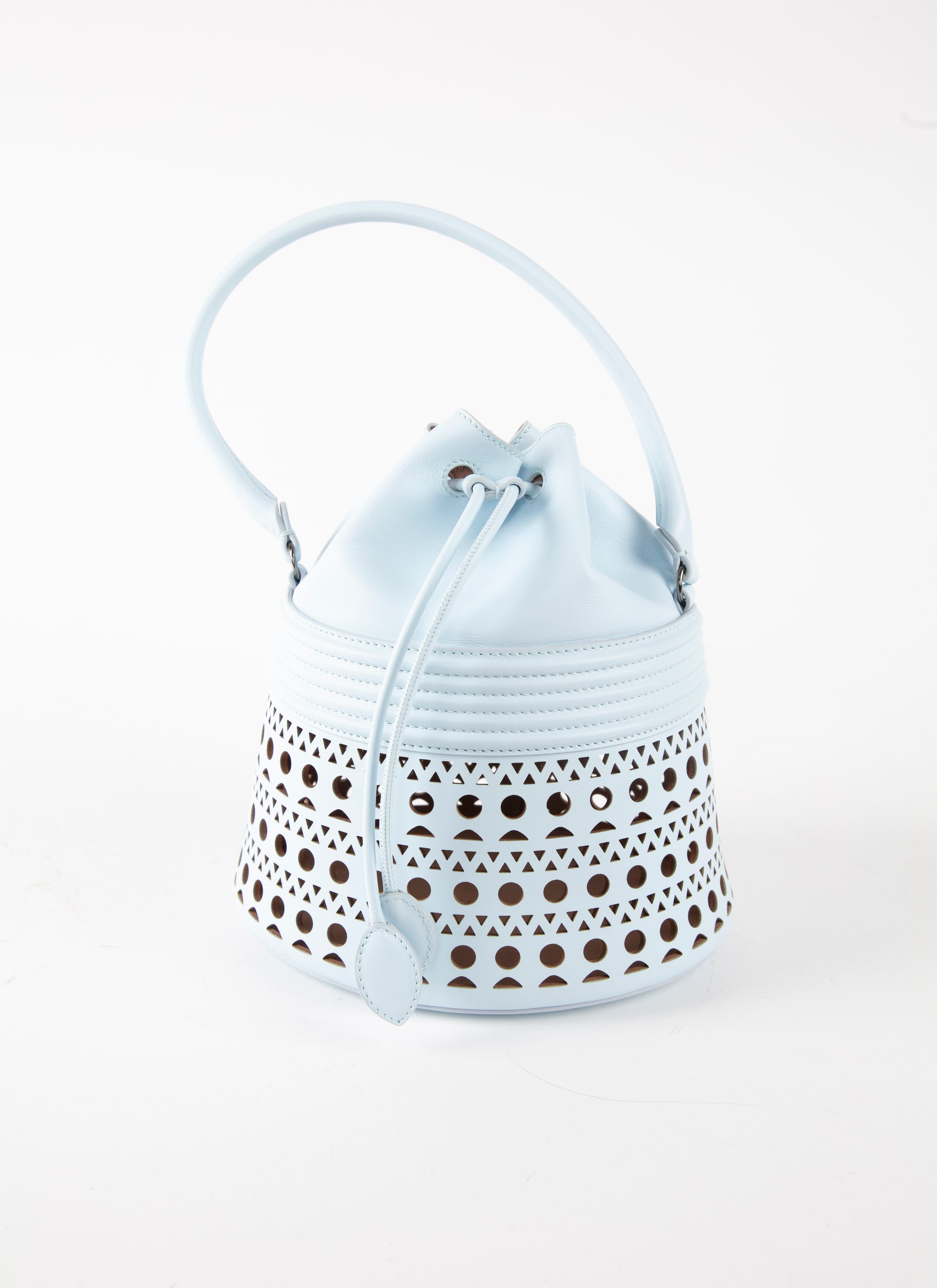 ALAÏA PASTEL BLUE HANDBAGS