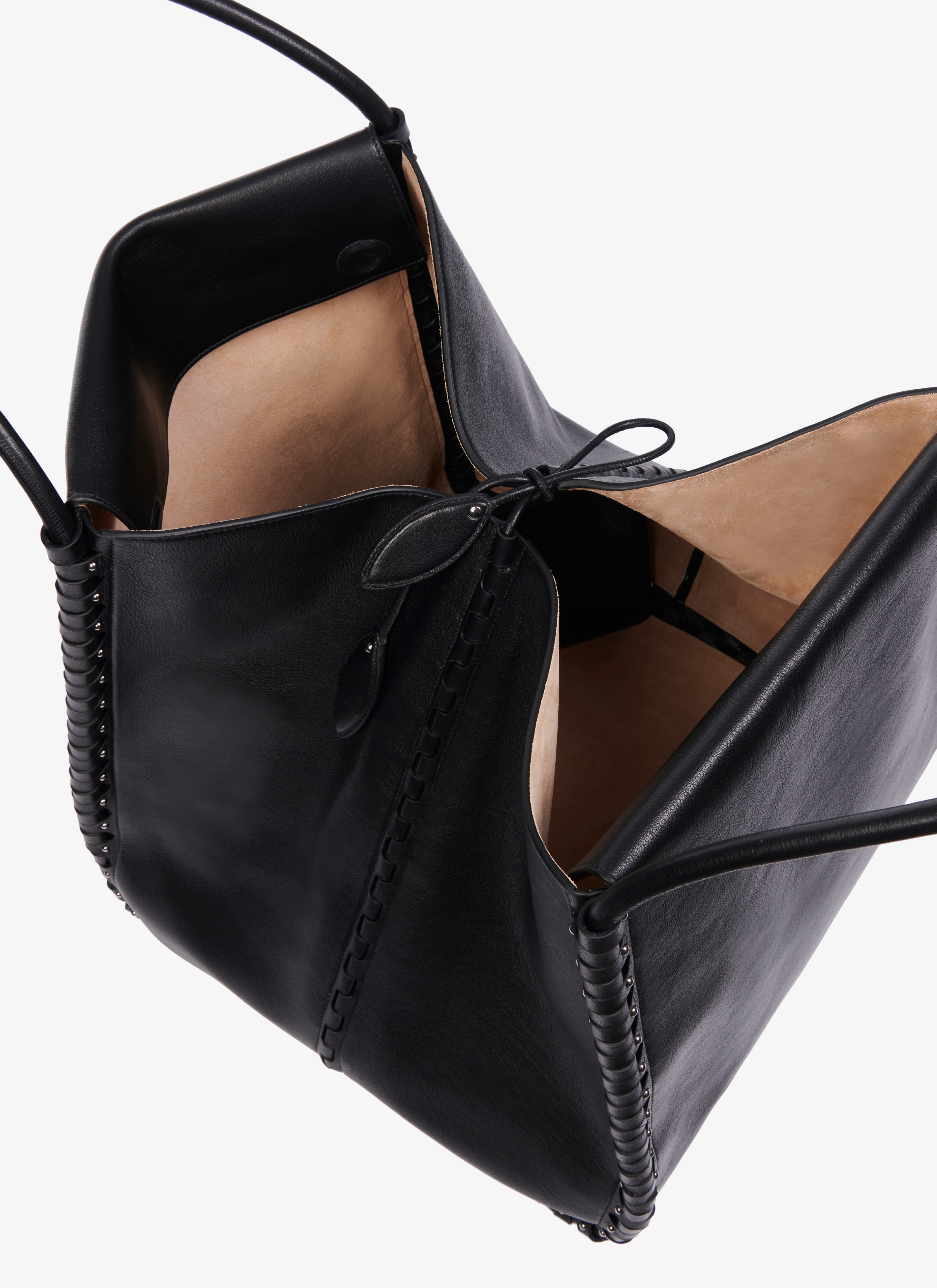 ALAÏA BLACK LARGE HINGE  BAG