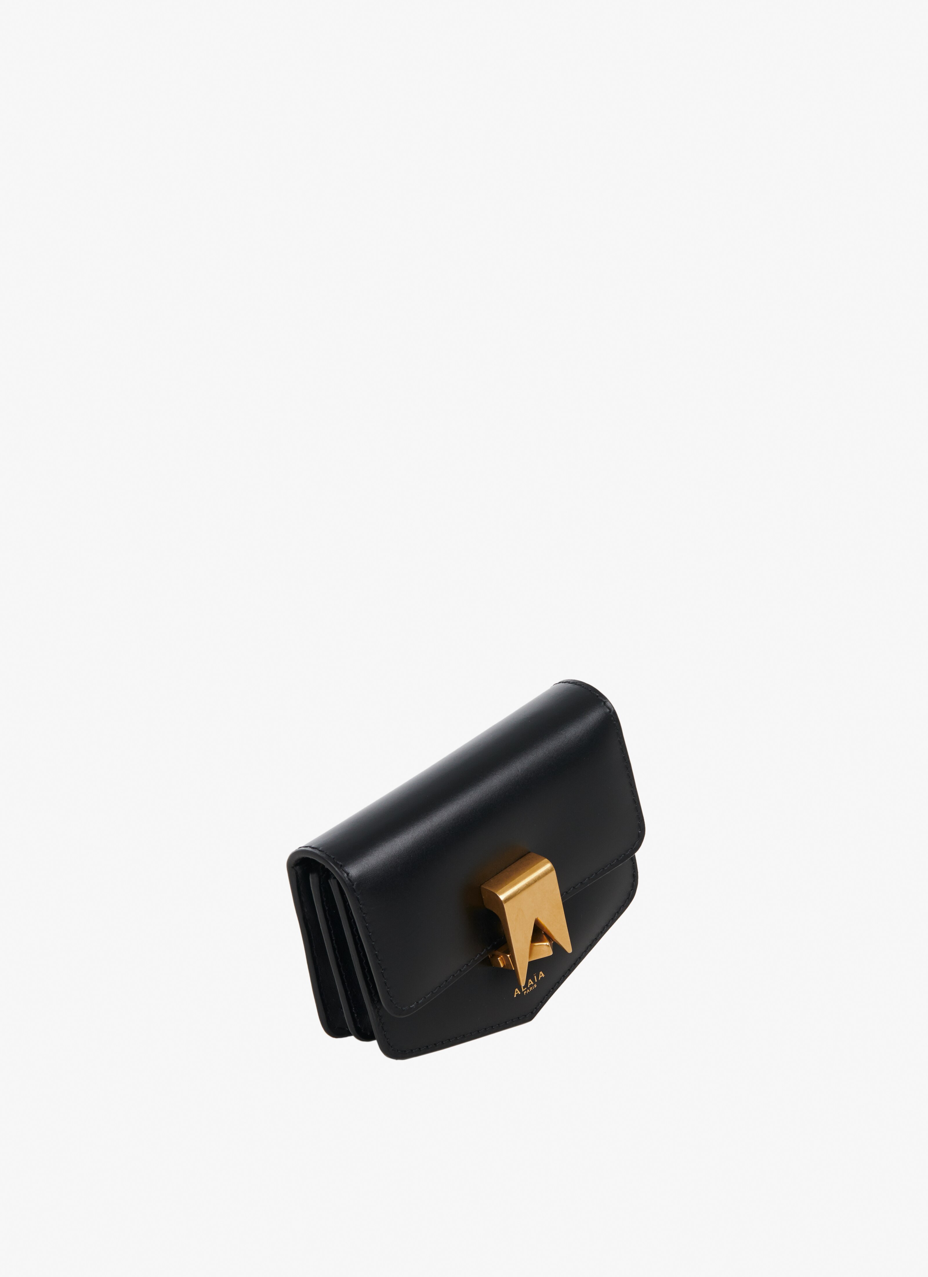 ALAÏA BLACK LE PAPA MINI BAG IN CALFSKIN