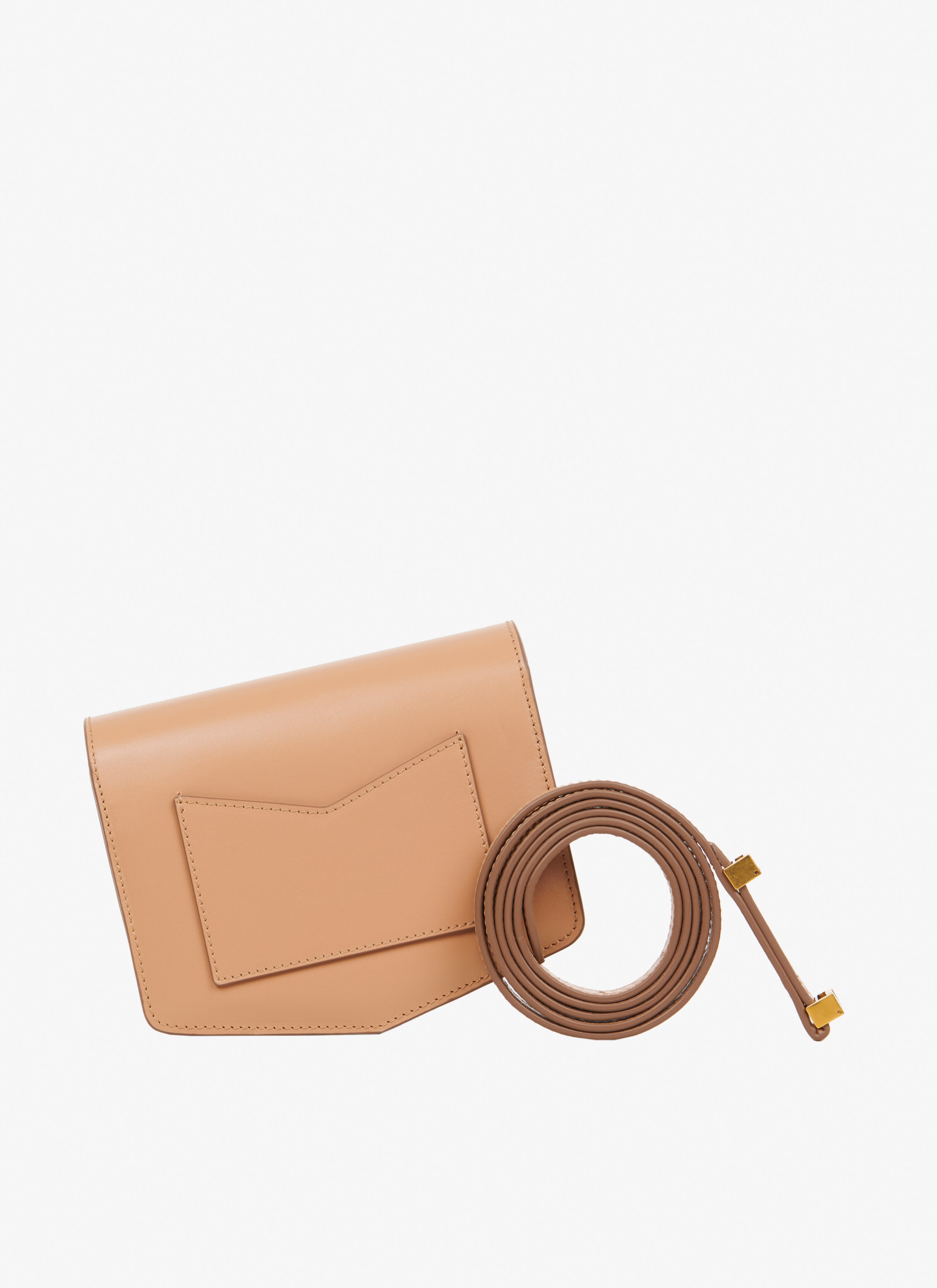 ALAÏA ANTIQUE PINK LE PAPA SMALL BAG IN CALFSKIN