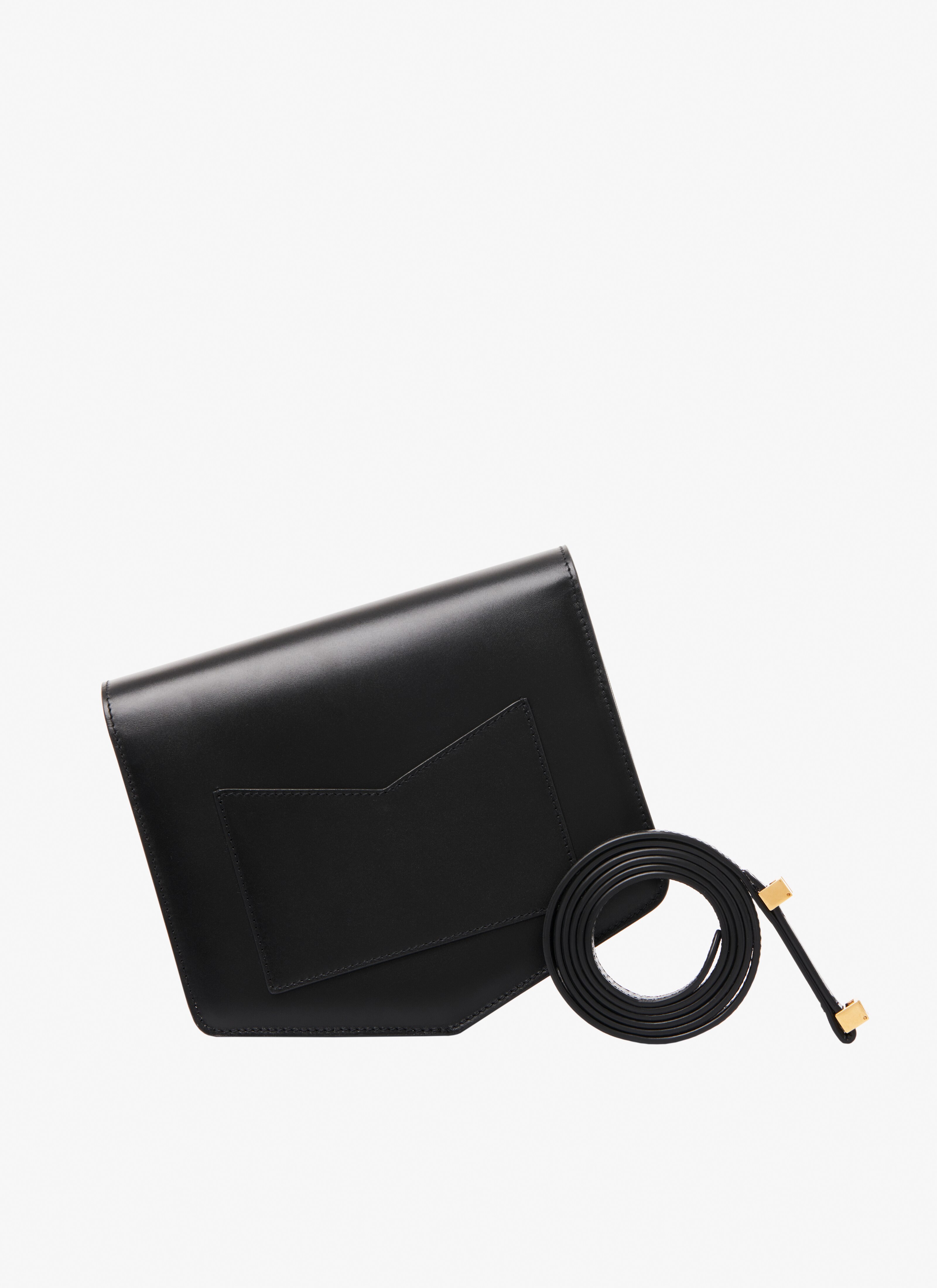 ALAÏA BLACK LE PAPA BAG IN CALFSKIN