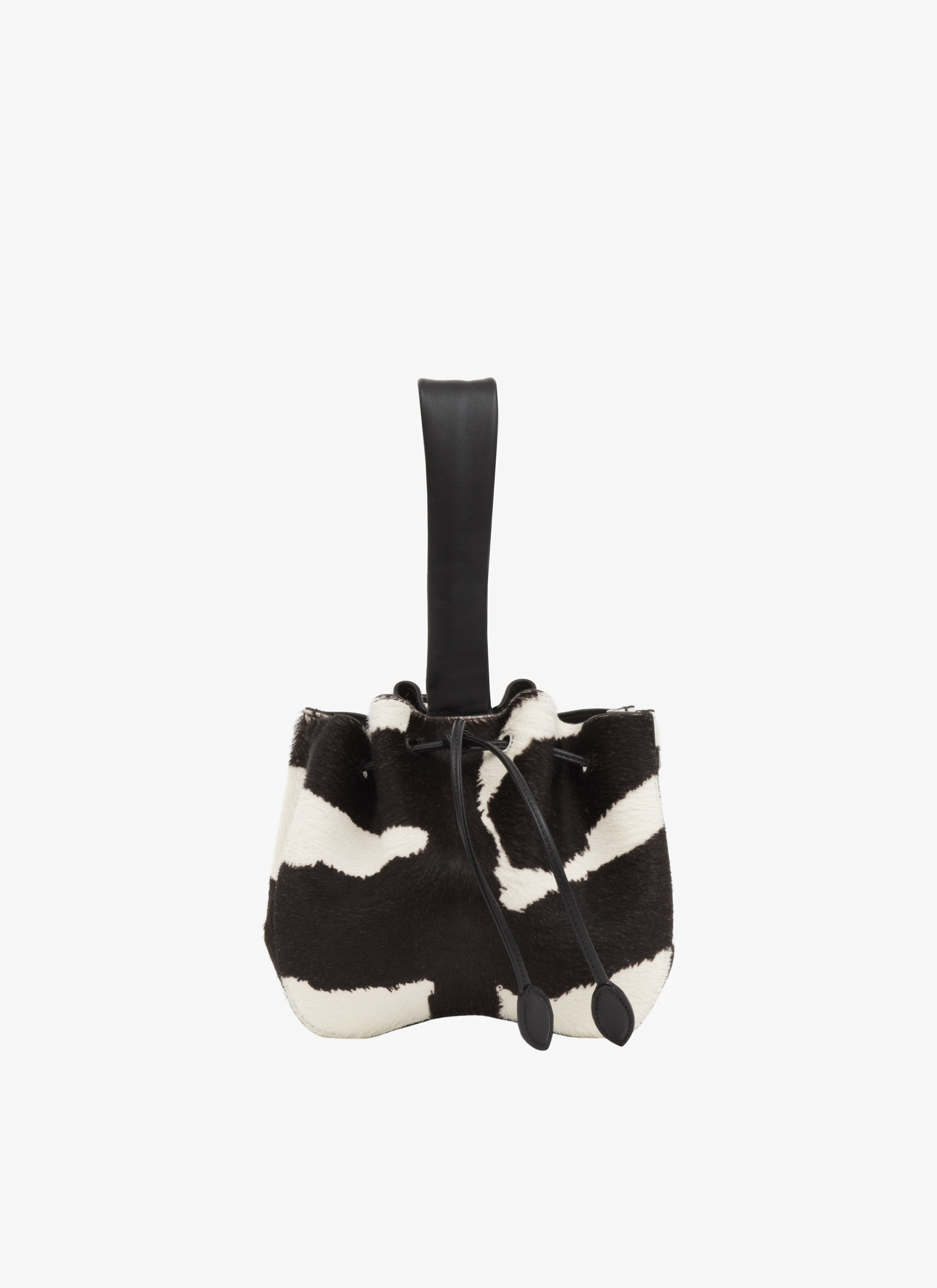 ALAÏA WHITE/BLACK ROSE MARIE 16 BAG