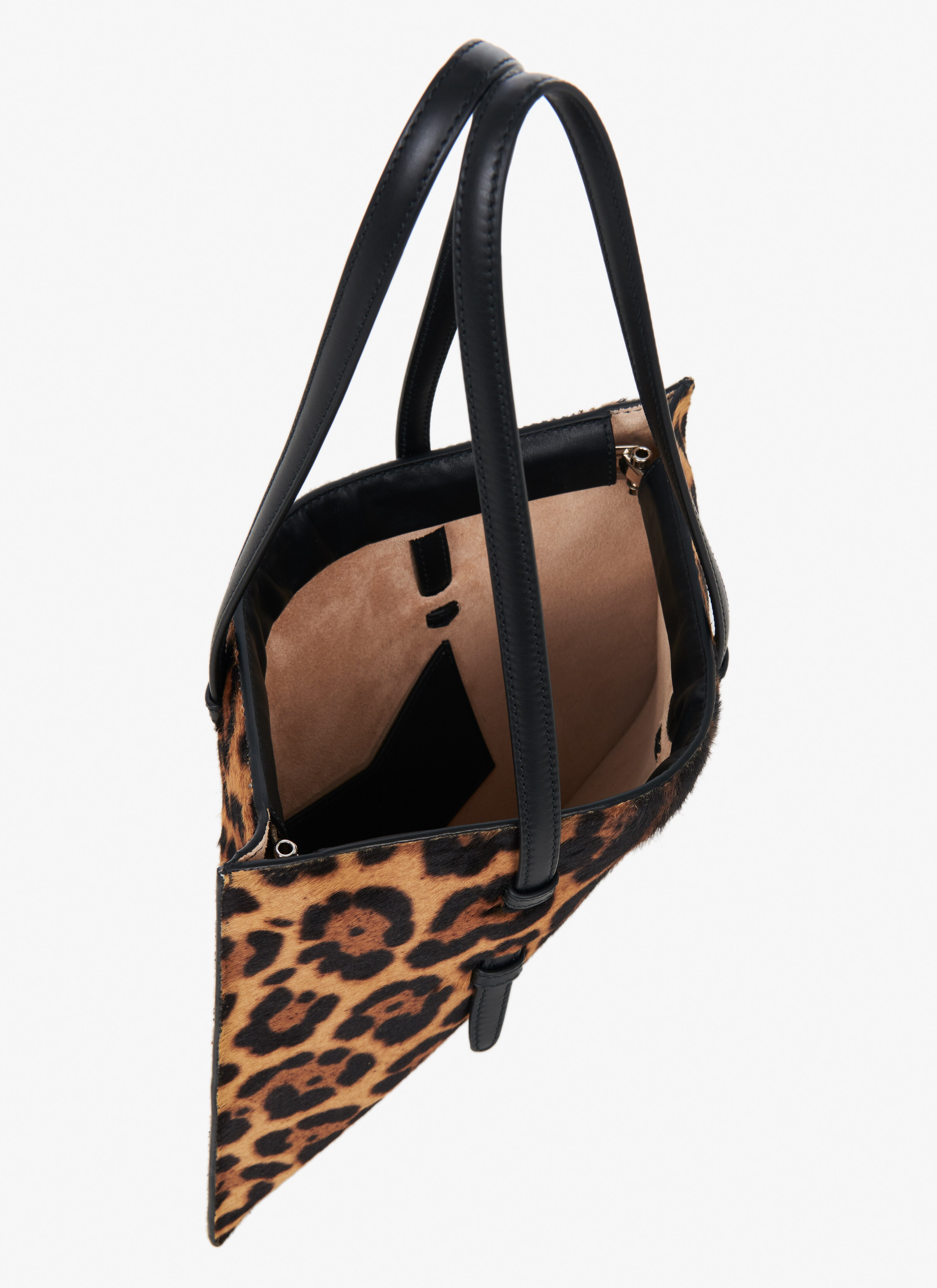 ALAÏA SEPIA FLAT MINA TOTE BAG SMALL