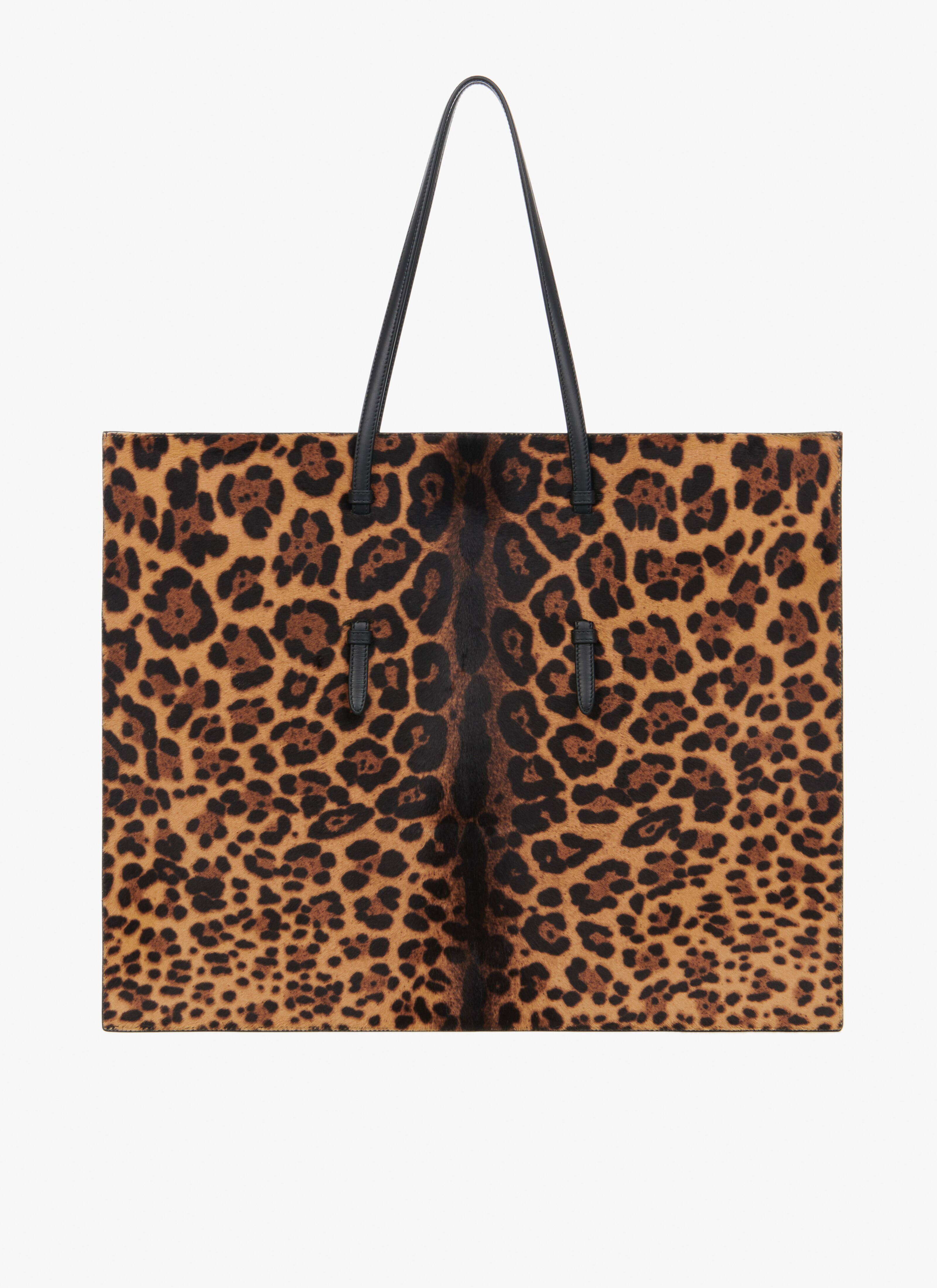 ALAÏA SEPIA FLAT MINA TOTE BAG LARGE