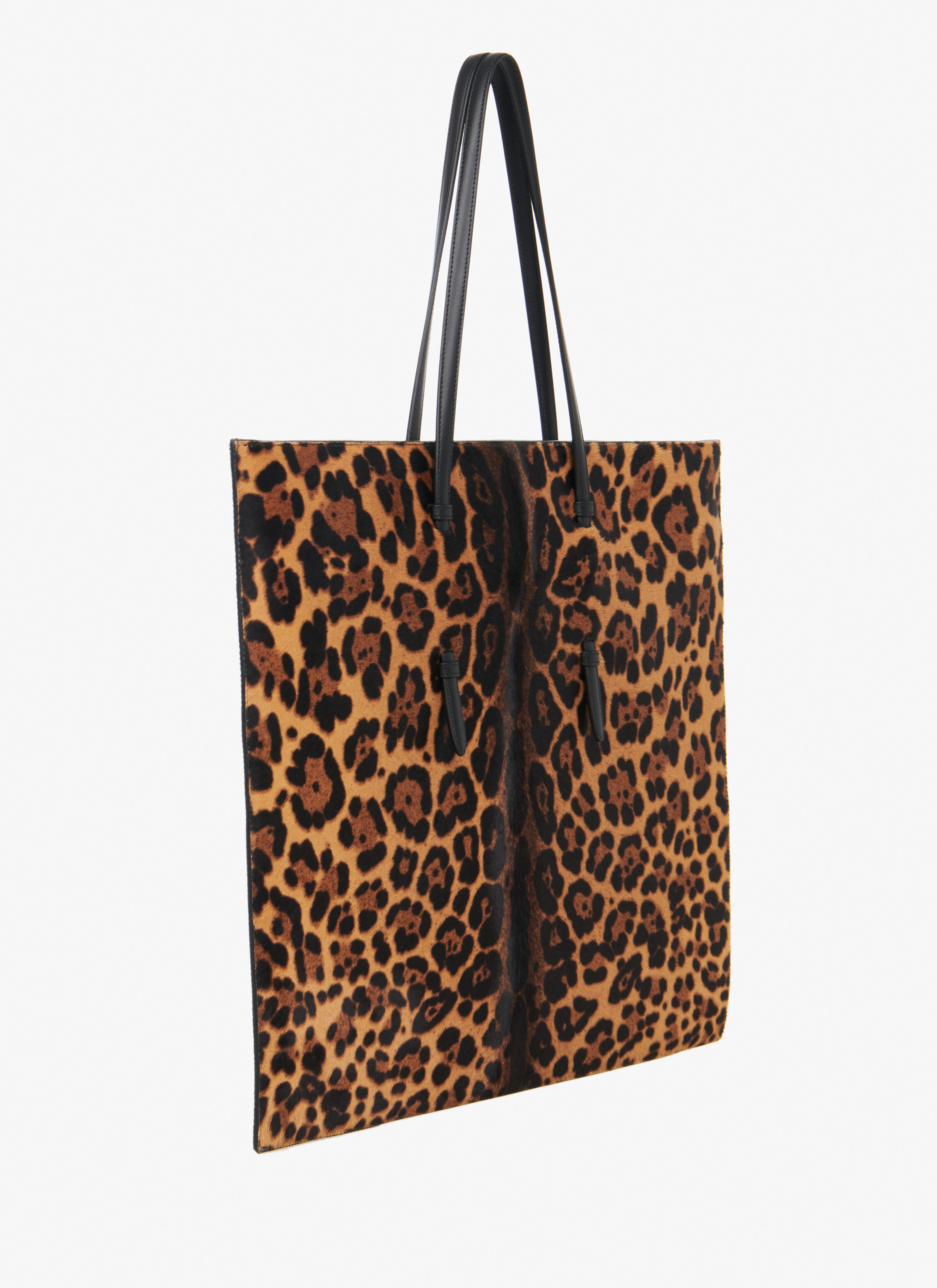 ALAÏA SEPIA FLAT MINA TOTE BAG LARGE