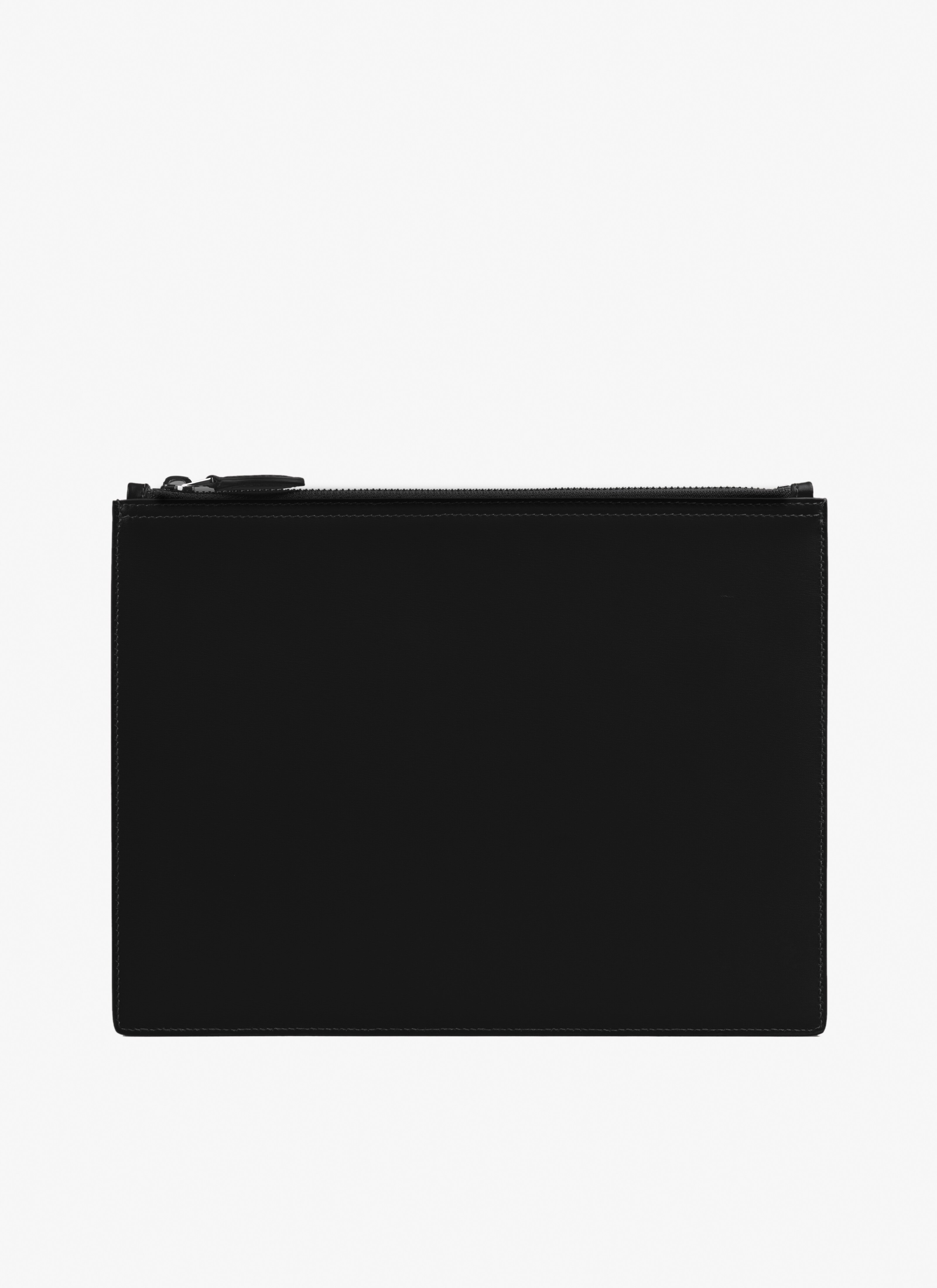 ALAÏA BLACK LARGE LOGO POUCH

