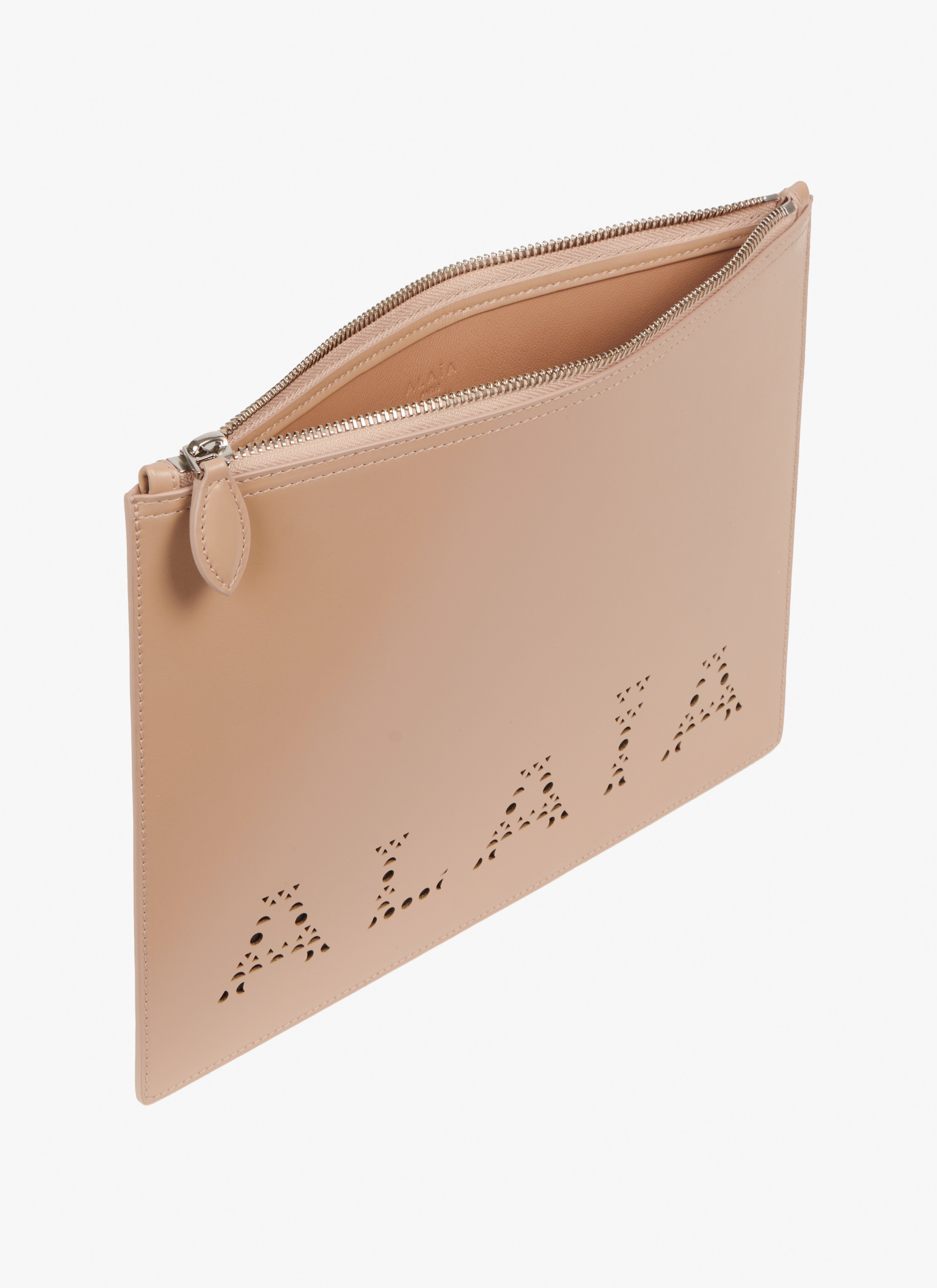 ALAÏA SANDY LARGE LOGO POUCH
