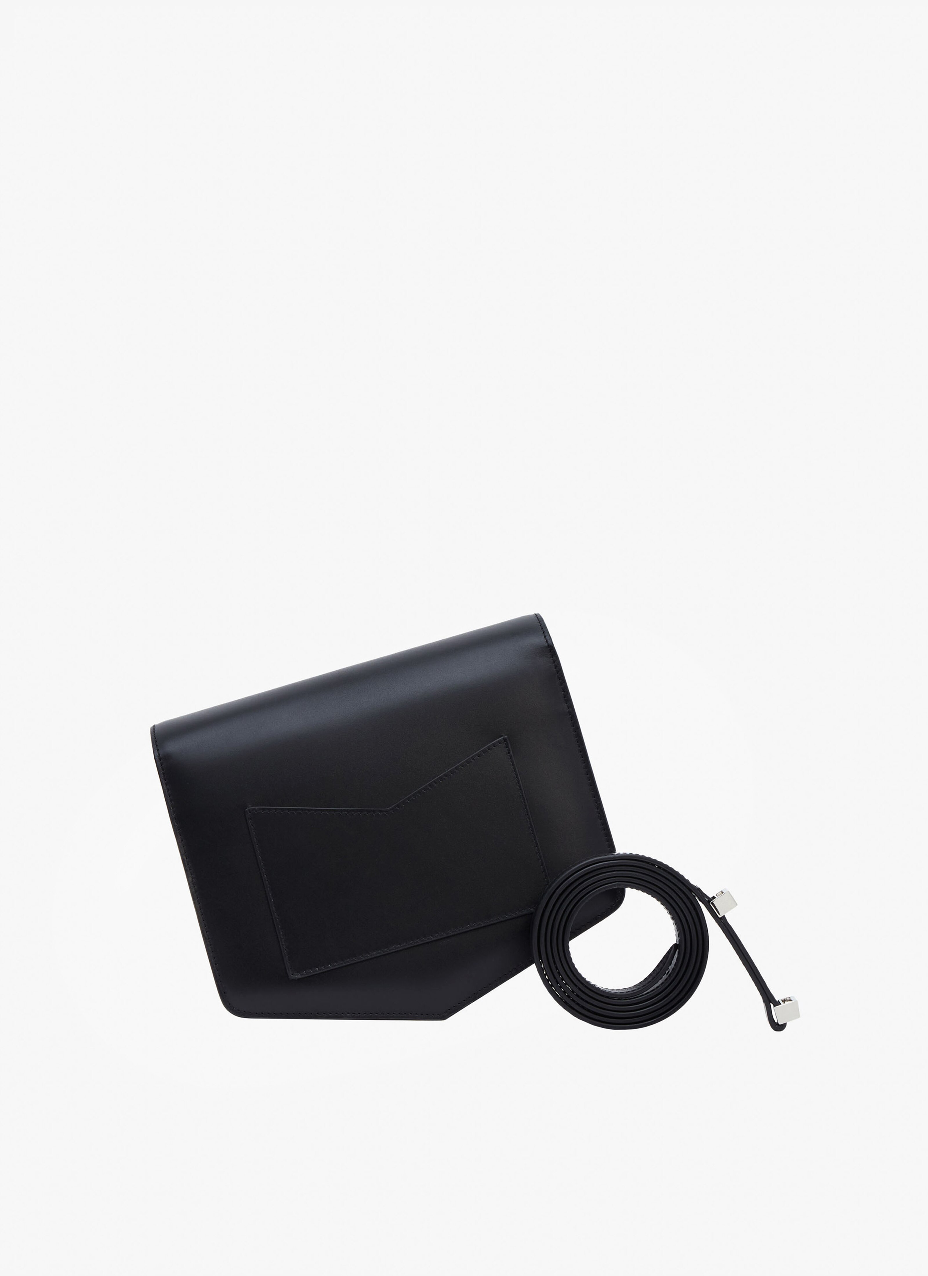 ALAÏA BLACK LE PAPA SMALL BAG IN CALFSKIN