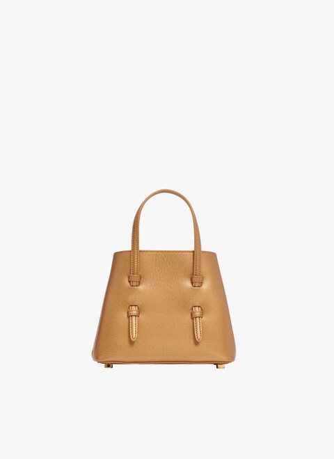Mina 16 bag in metallic goatskin - maison-alaia.com
