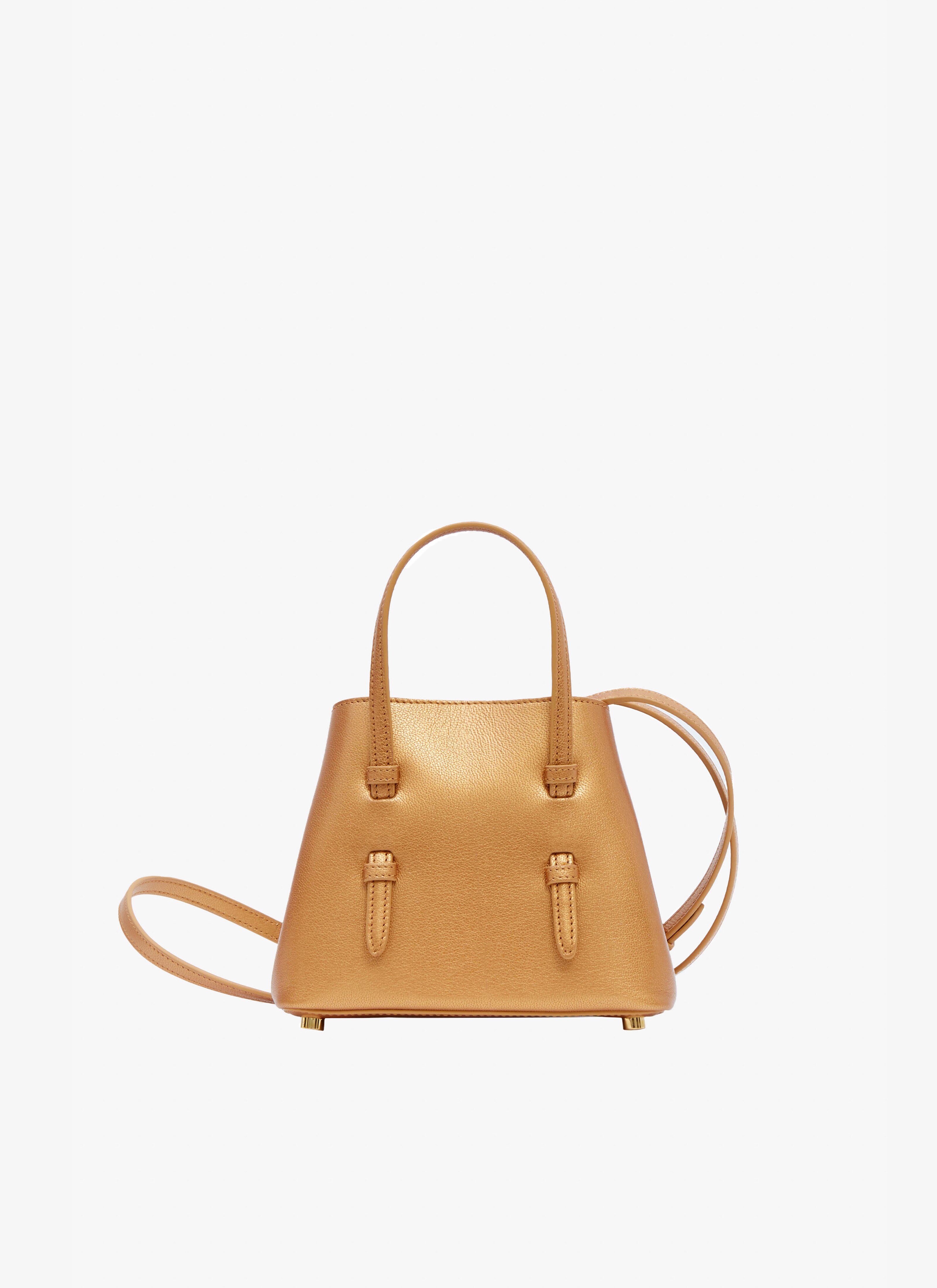 Mina 16 bag in metallic goatskin maison-alaia.com