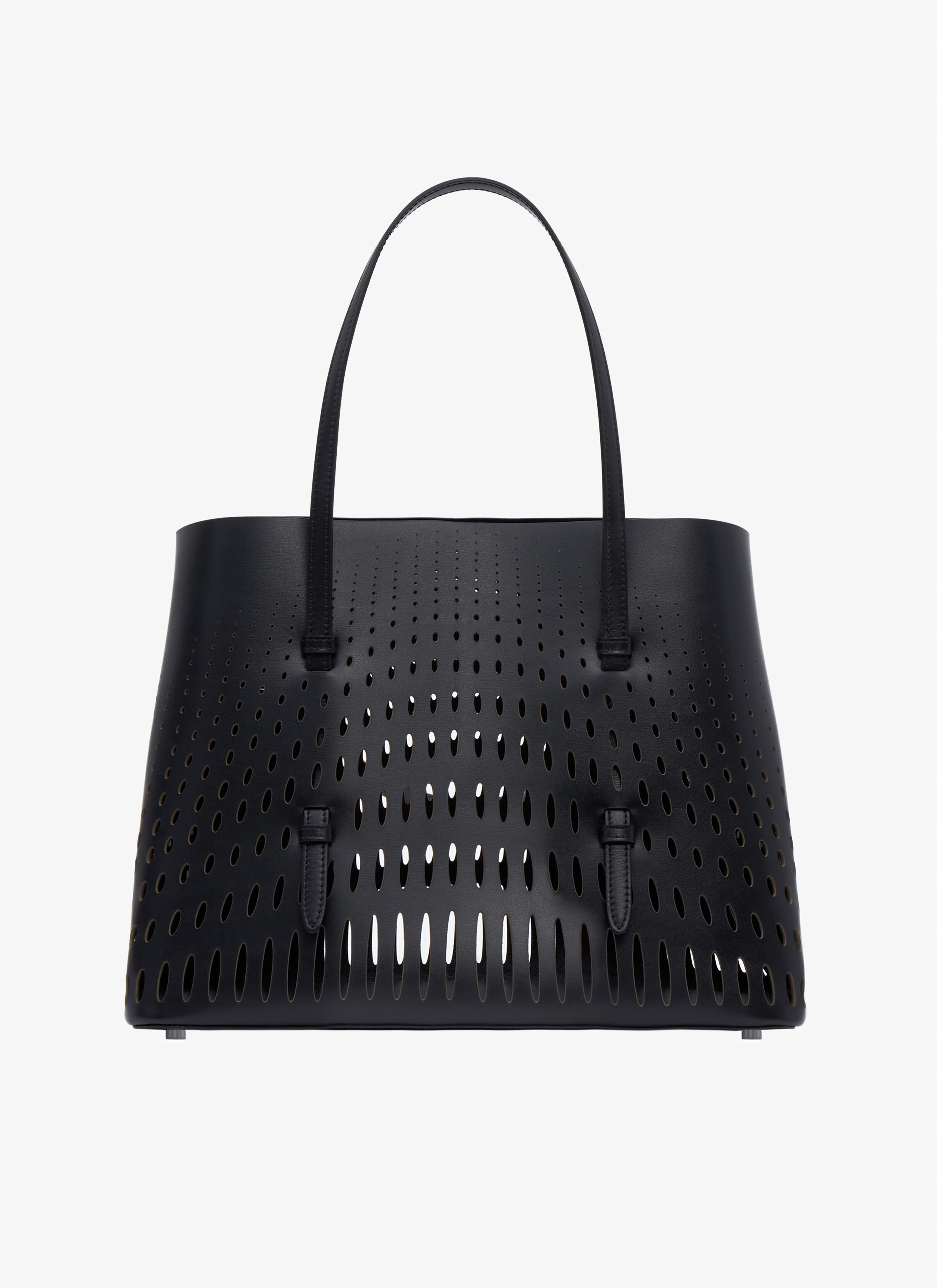 Mina 32 bag in optical perfo lux calfskin maison-alaia.com