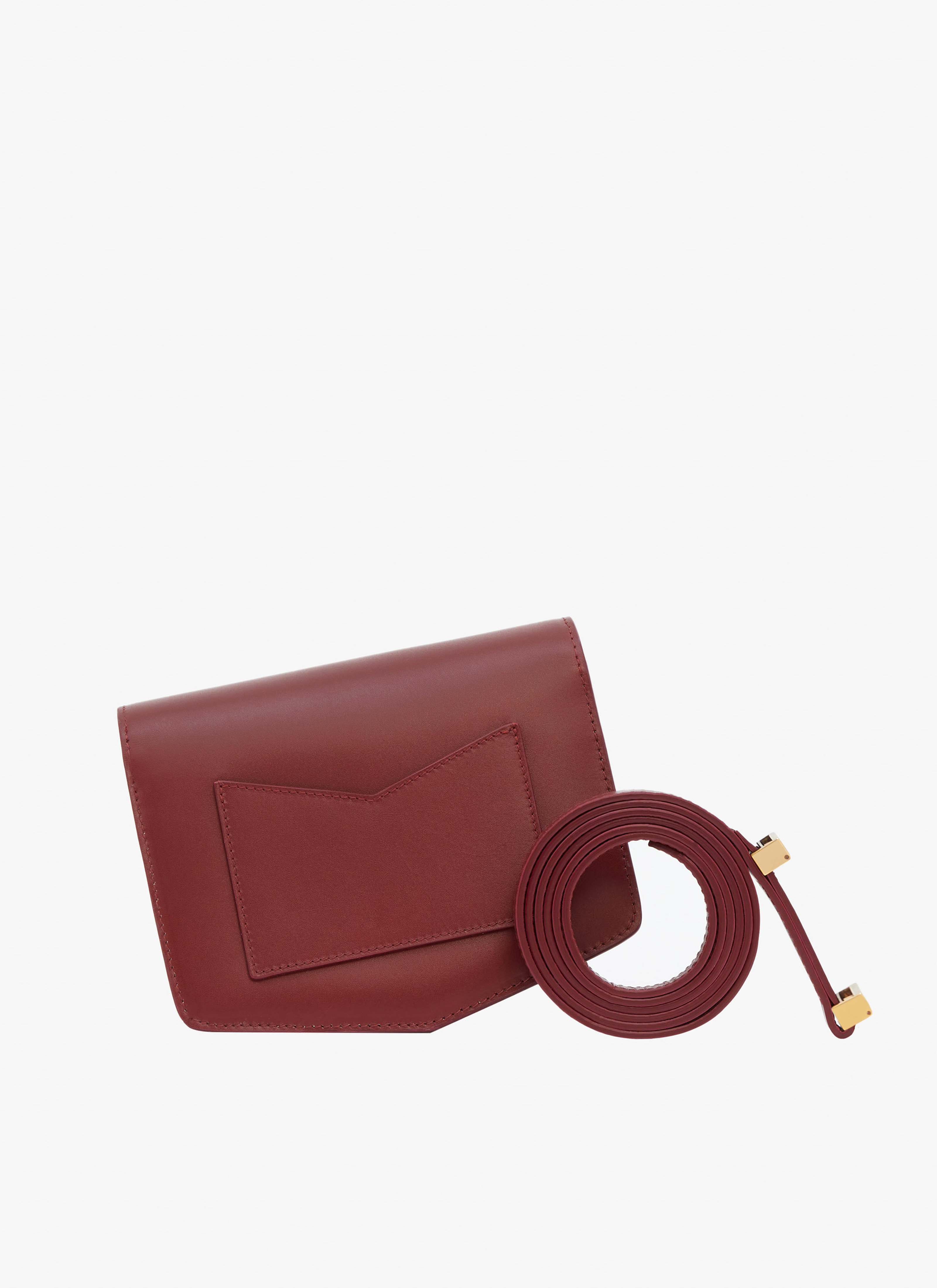ALAÏA RED LE PAPA SMALL BAG IN CALFSKIN