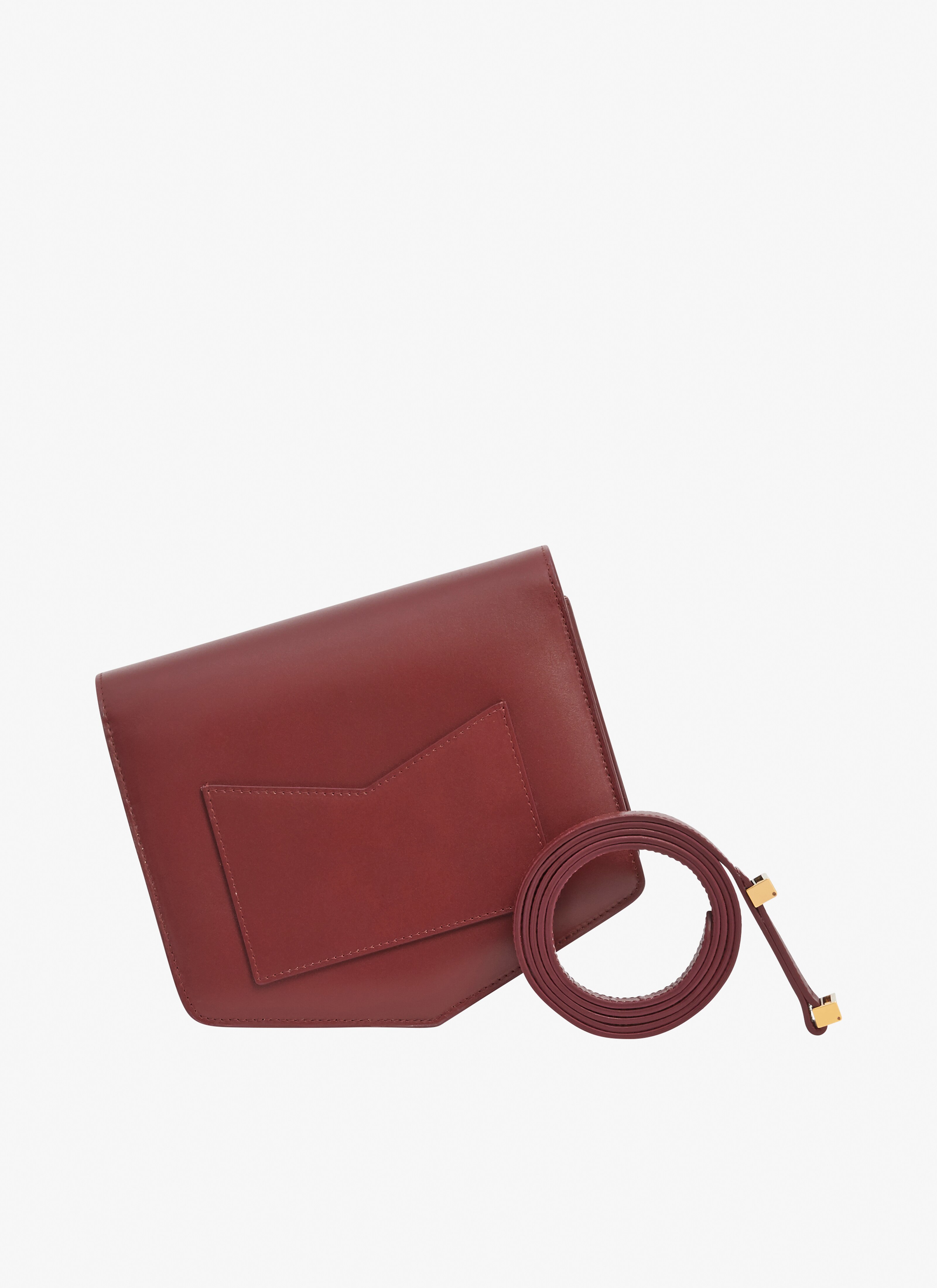 ALAÏA RED LE PAPA BAG IN CALFSKIN