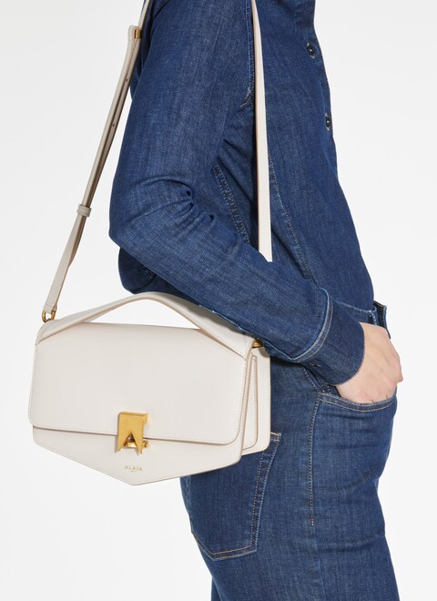 Le Papa east west bag in box calfskin - maison-alaia.com