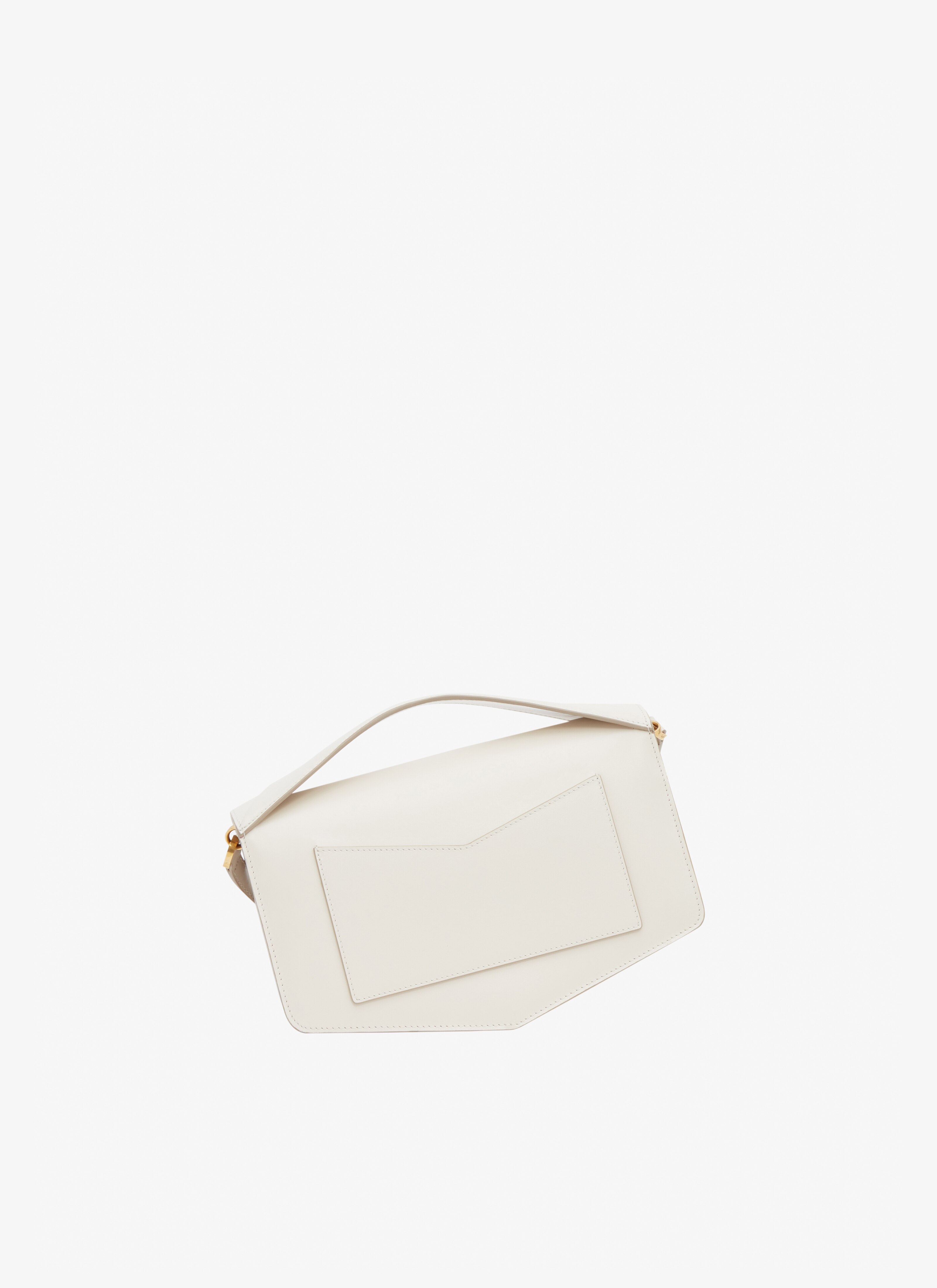 ALAÏA IVORY LE PAPA EAST WEST BAG IN BOX CALFSKIN