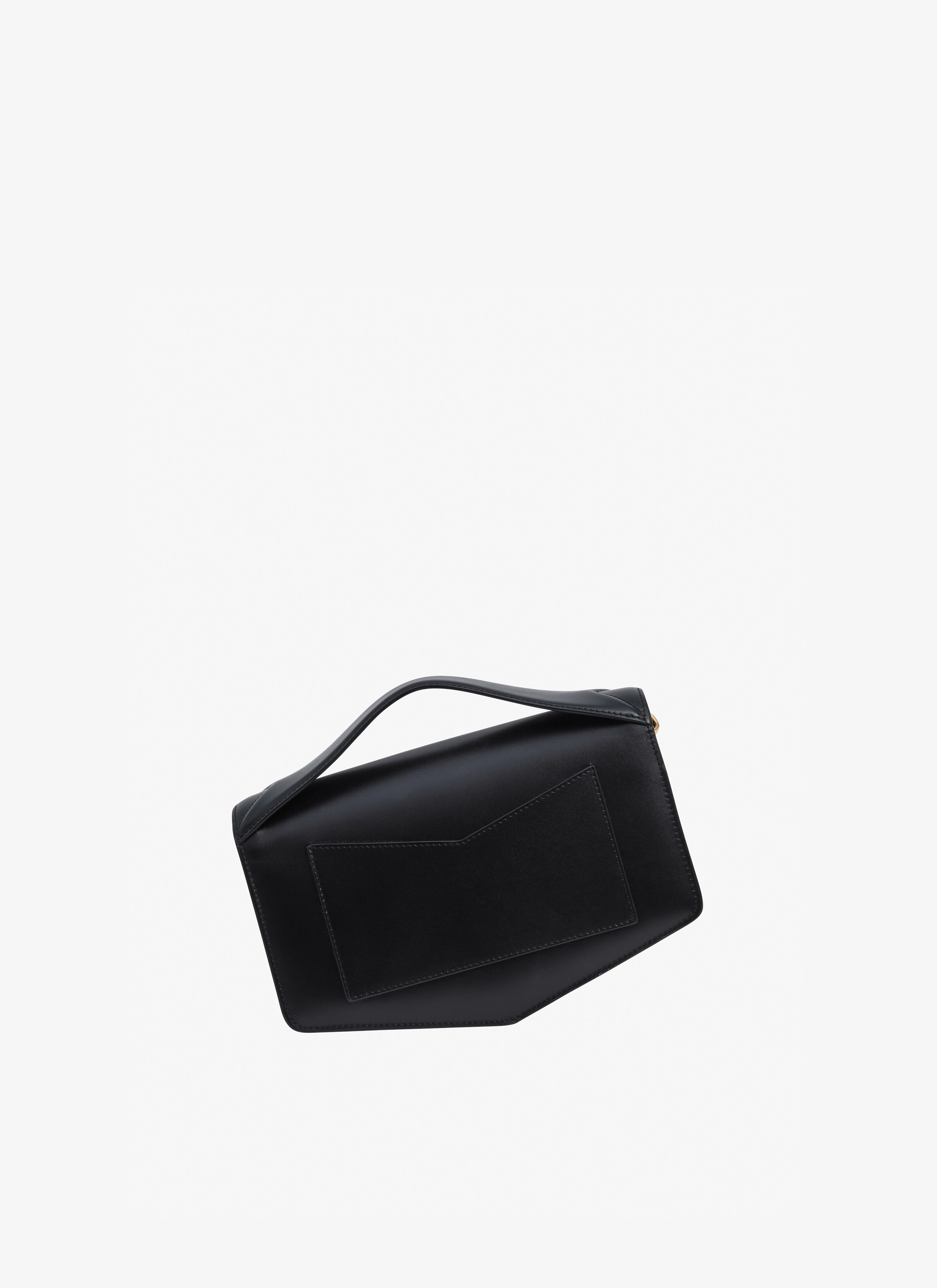 ALAÏA BLACK LE PAPA EAST WEST BAG IN BOX CALFSKIN