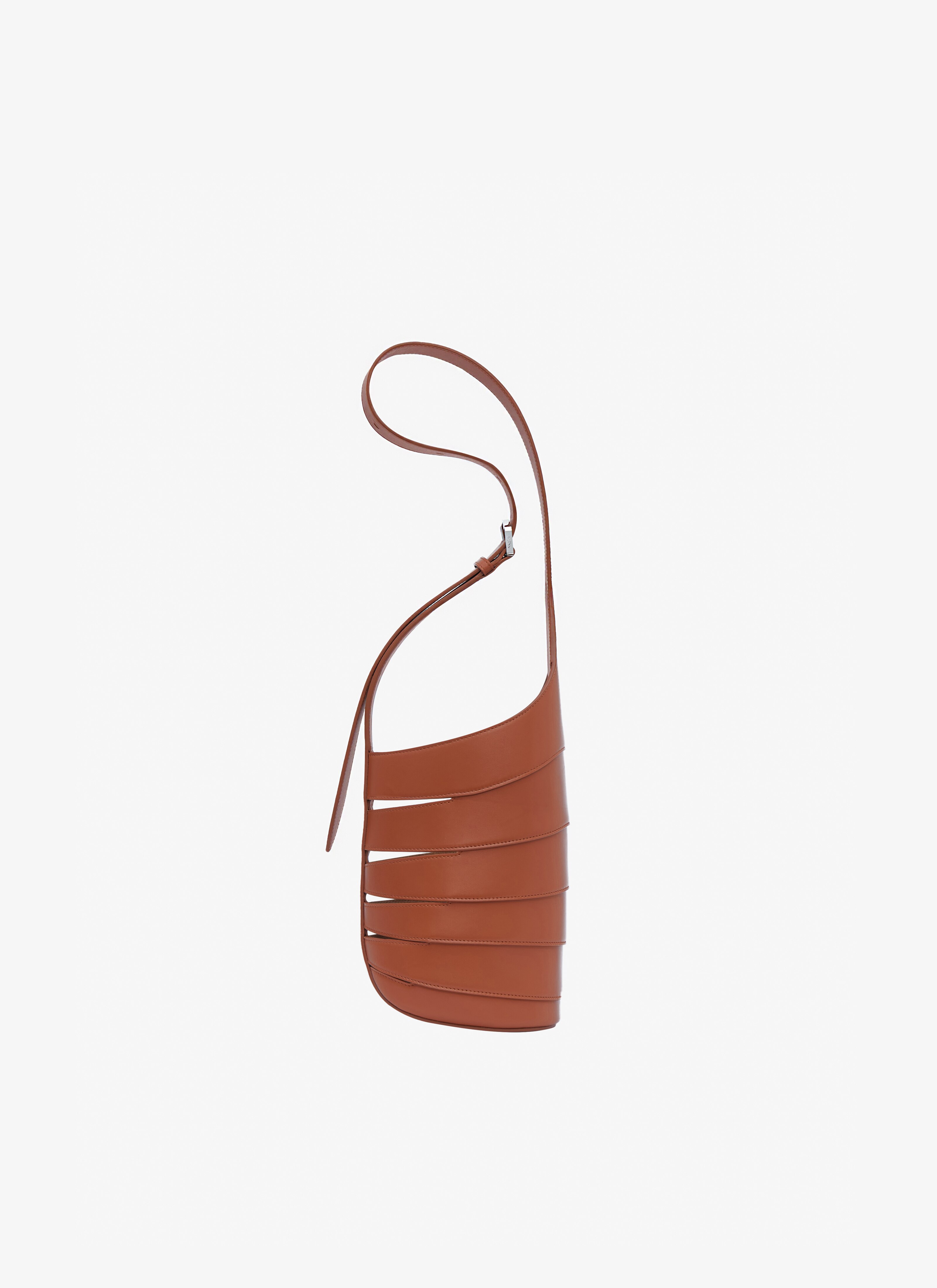 Babel Small bag in glossy smooth calfskin maison-alaia.com